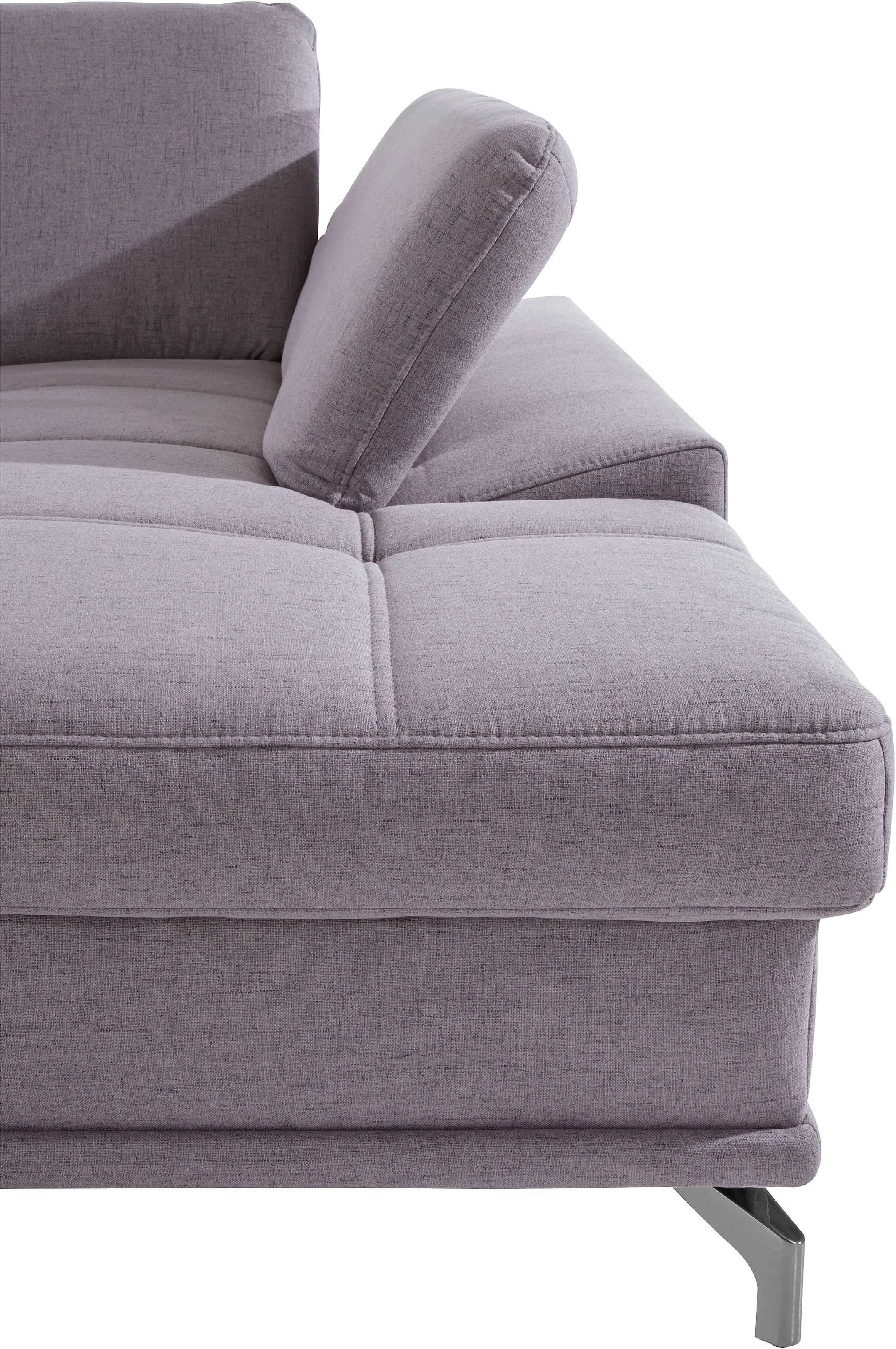 Places of Style Wohnlandschaft »Costello U-Form, mit Sitztiefenverstellung, Armteilverstellung und«, 3 Nierenkissen, optional Bettfunktion und Bettkasten