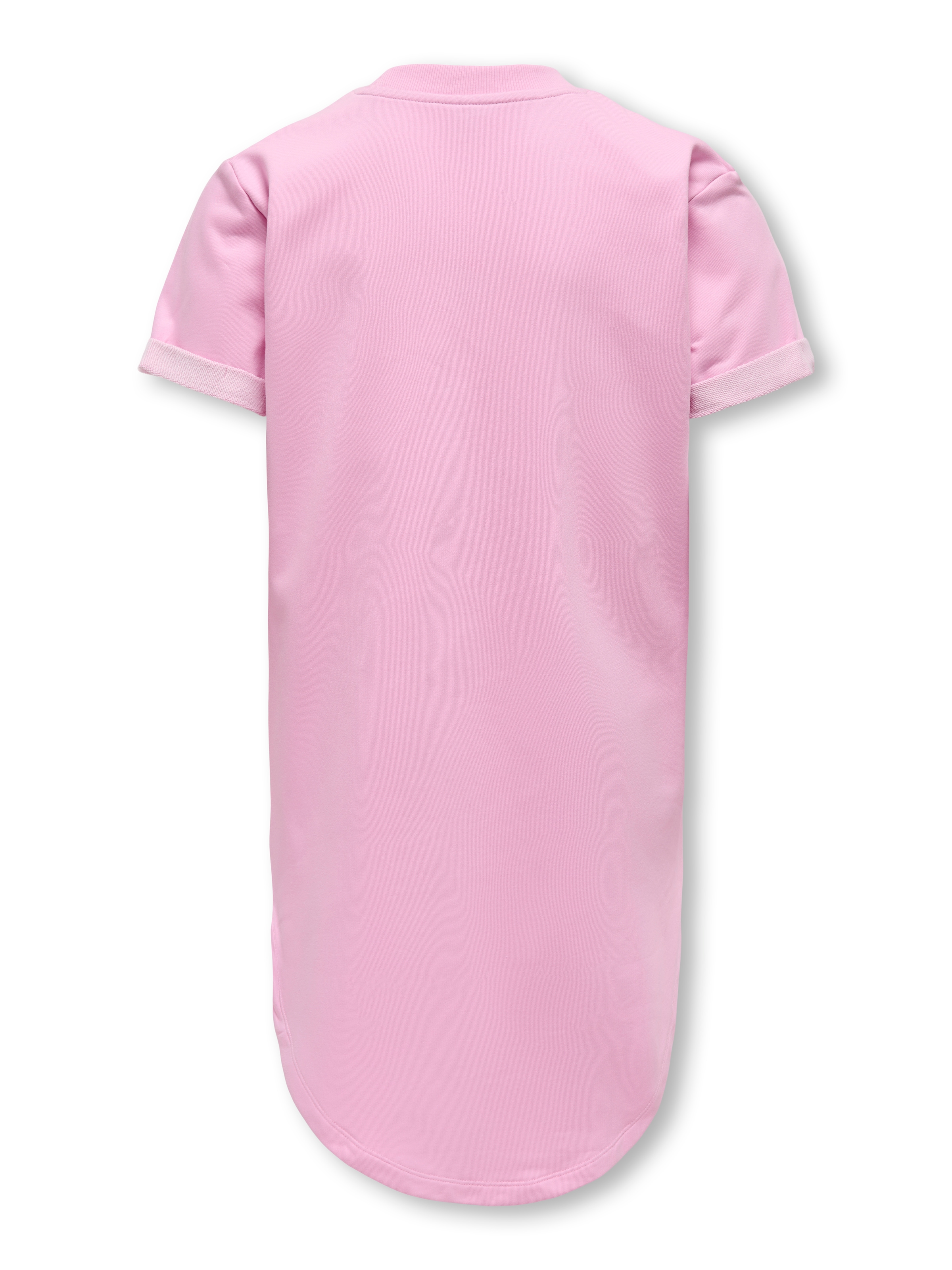 KIDS ONLY Sweatkleid »KOGINE S/S DRESS VD ZA JRS« mit abgerundetem Saum, hinten etwas länger geschnitten