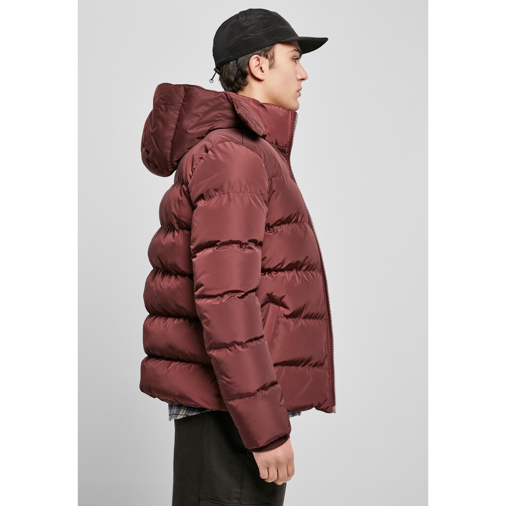 URBAN CLASSICS Allwetterjacke »Urban Classics Herren Hooded Puffer Jacket«, (1 St.), mit Kapuze