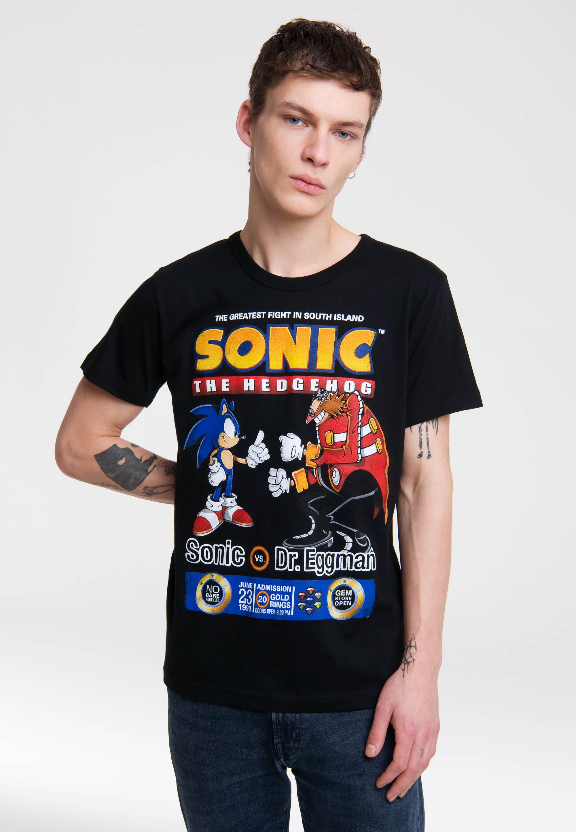 LOGOSHIRT "Sonic" mit lizenzierten Originaldesign günstig online kaufen