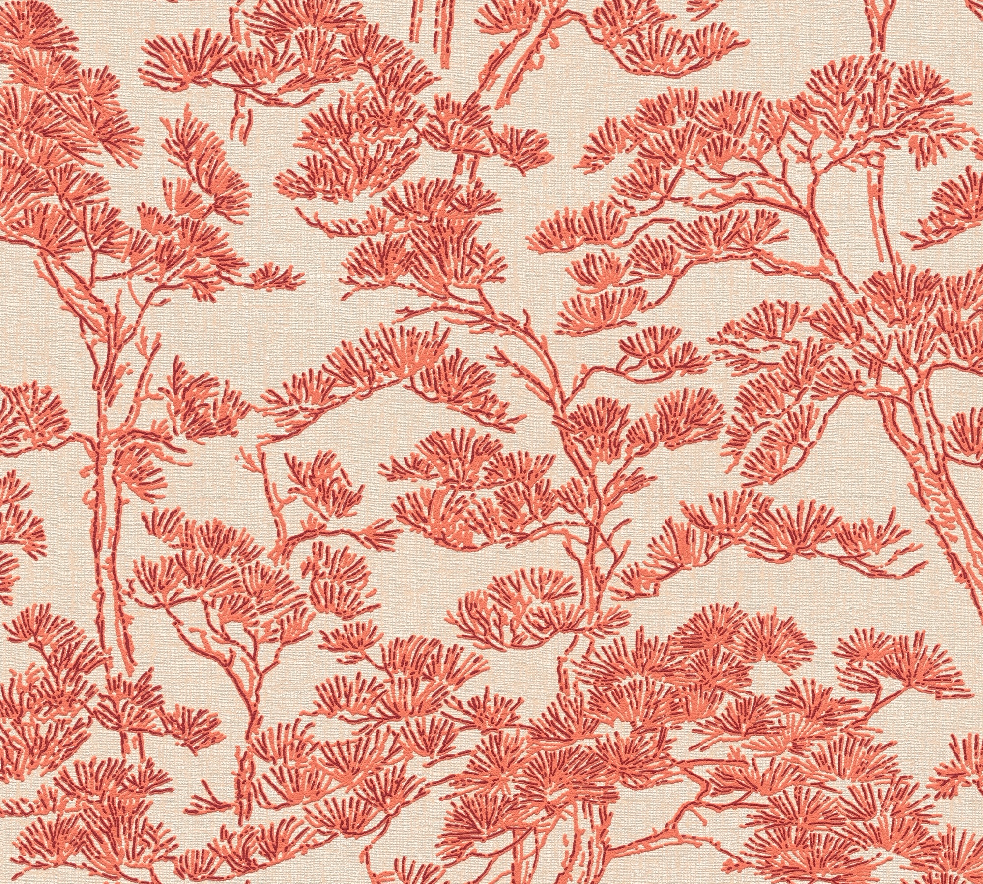 living walls Vliestapete »Vibes & Styles Lin – Zen Branches Vliestapete« floral leicht strukturiert inspiriertes Baumdesign mit feinen Linien und dezenter Struktur