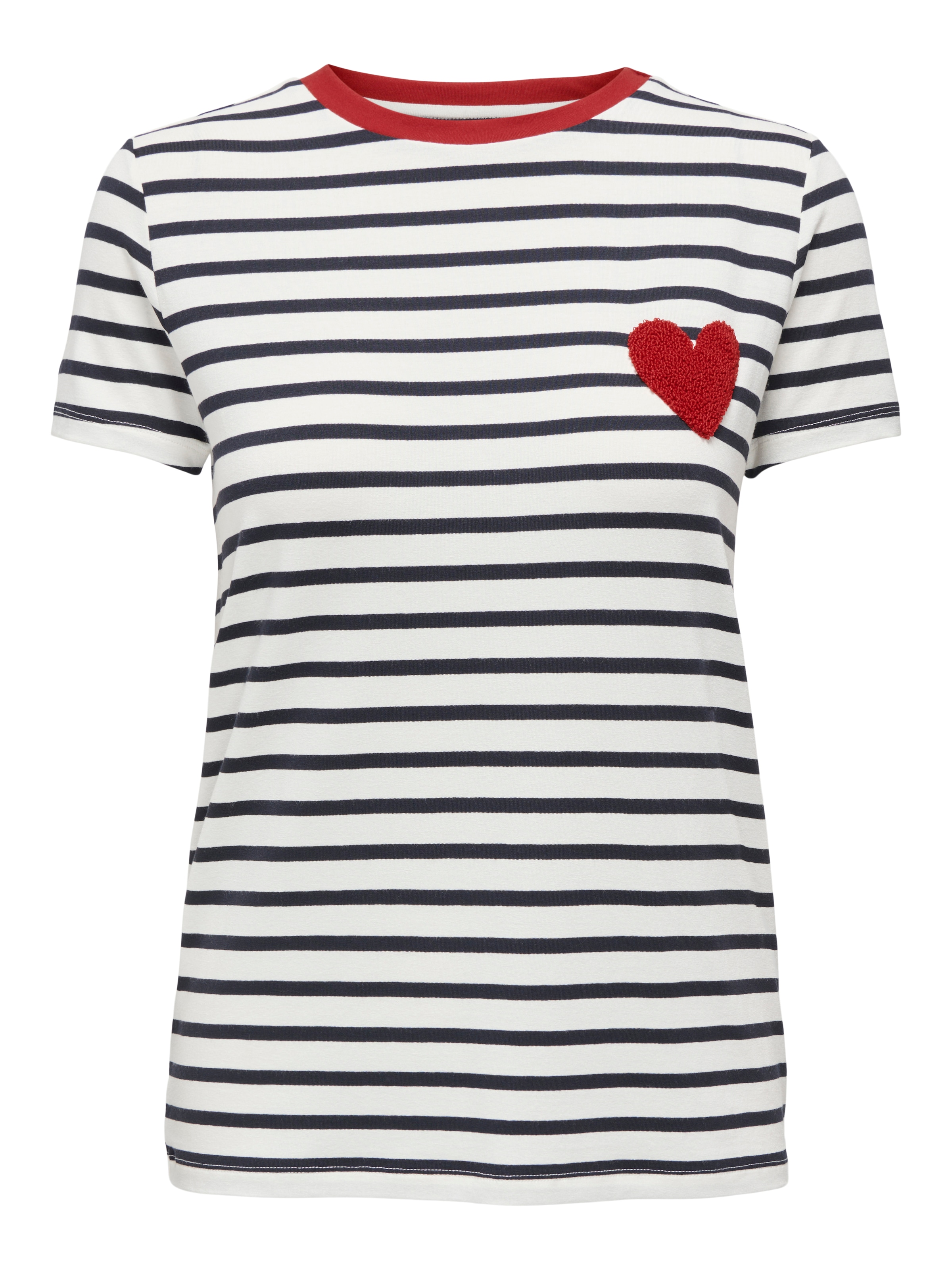 ONLY Kurzarmshirt "ONLHEART LIFE S/S TEE JRS NOOS" günstig online kaufen