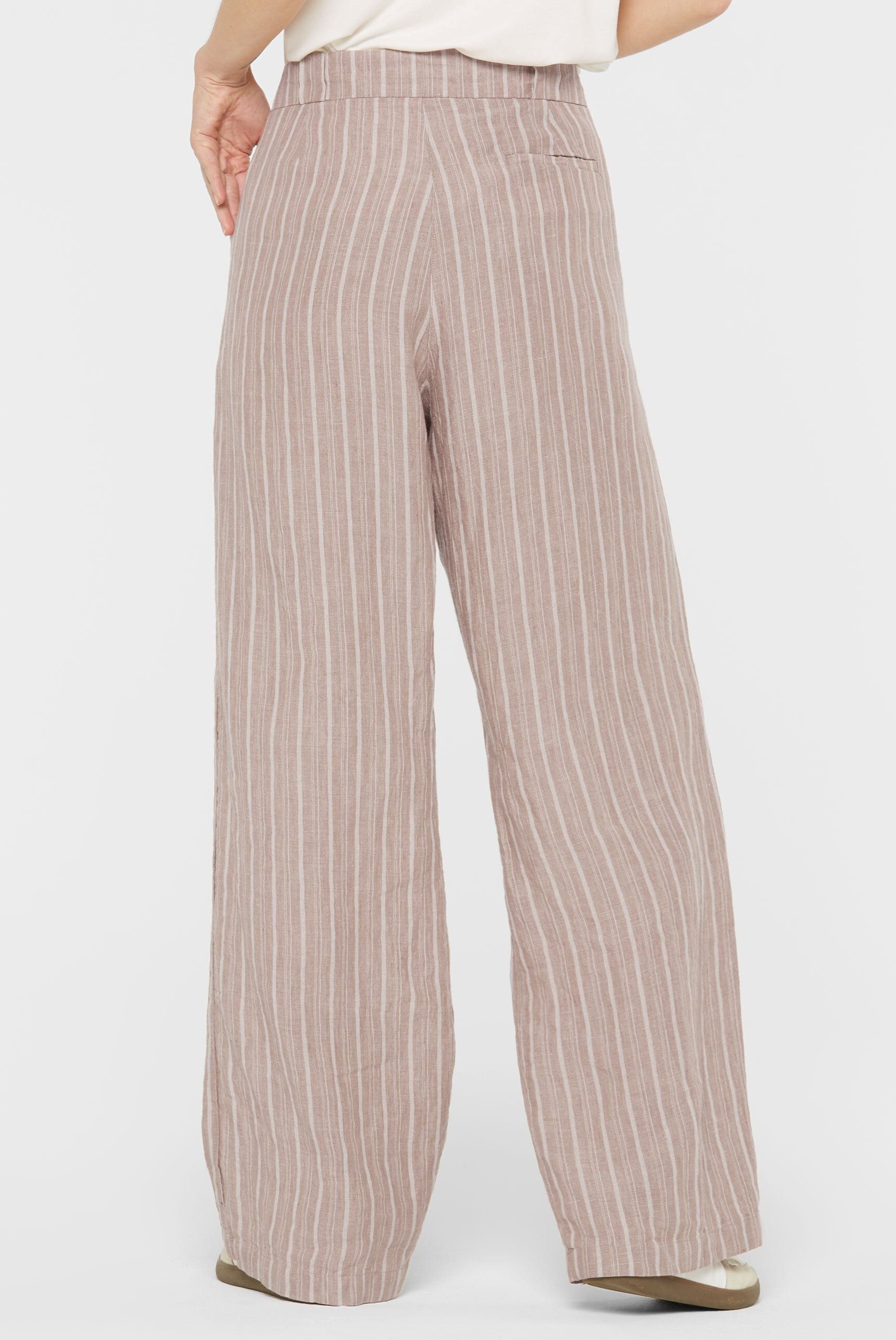 SENSES.THE LABEL Leinenhose, mit Bundfalten