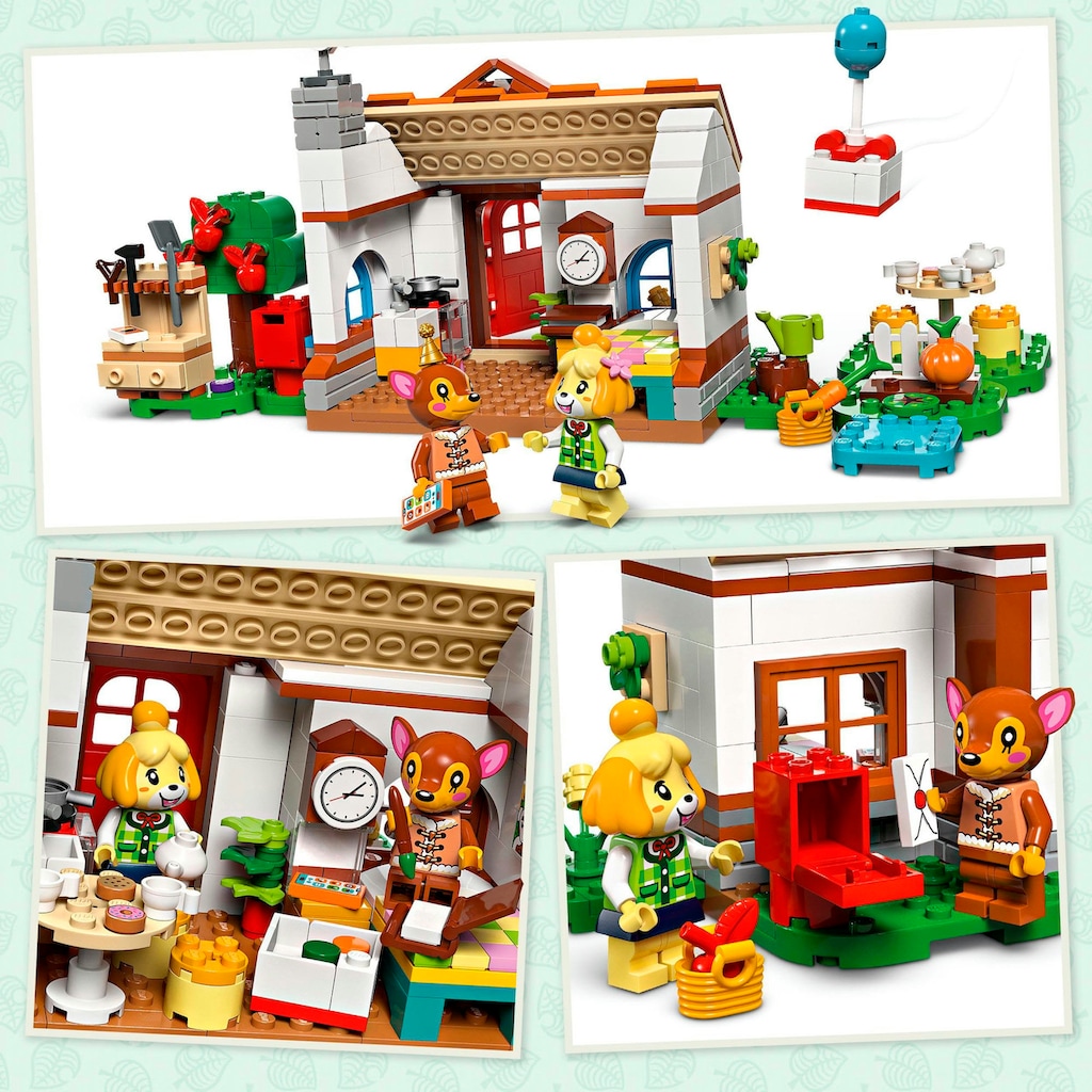 LEGO® Konstruktionsspielsteine »Besuch von Melinda (77049), LEGO® Animal Crossing«, (389 St.)