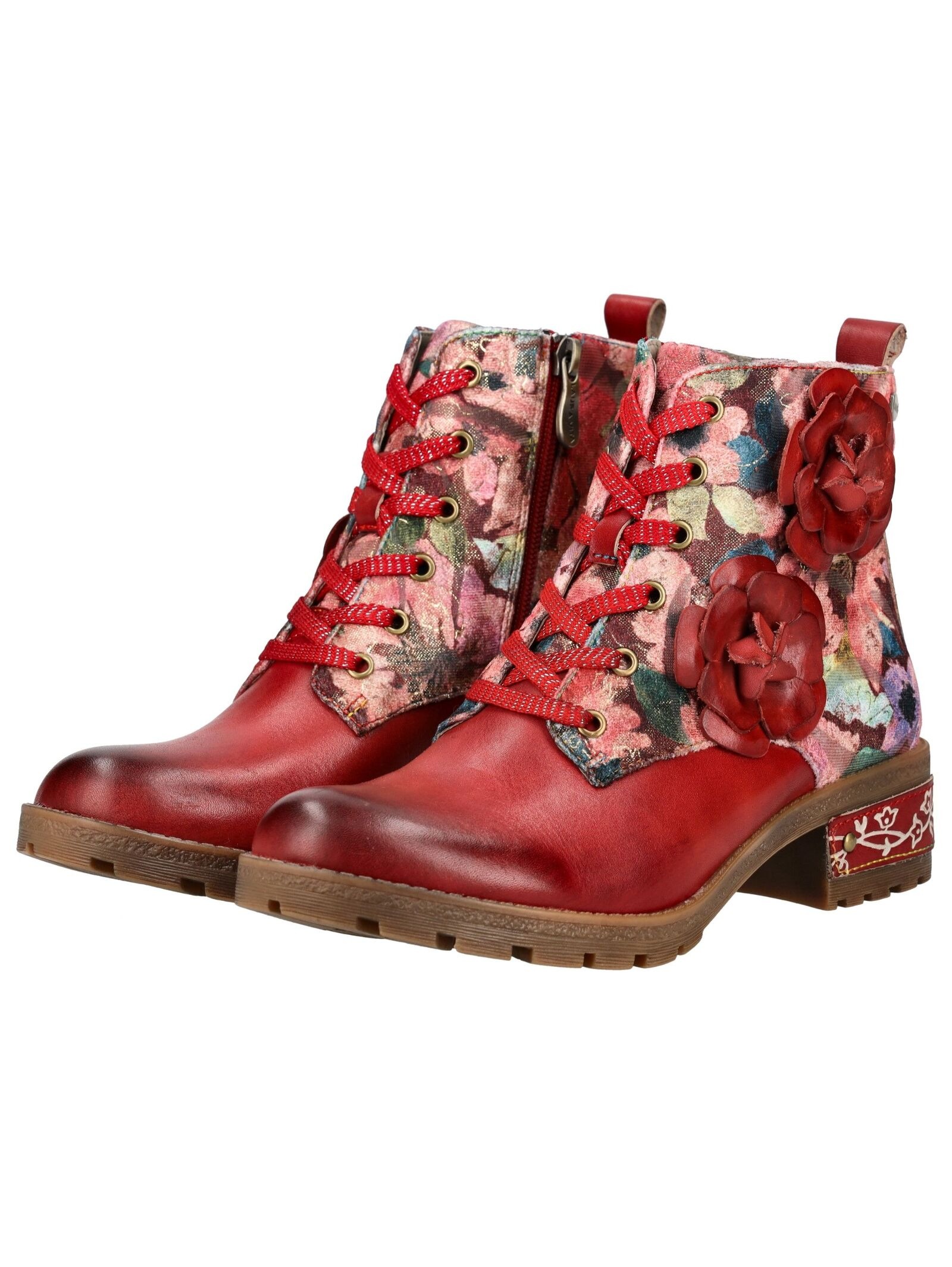 LAURA VITA Schnürstiefelette »LAURA VITA Stiefelette Leder/Textil«