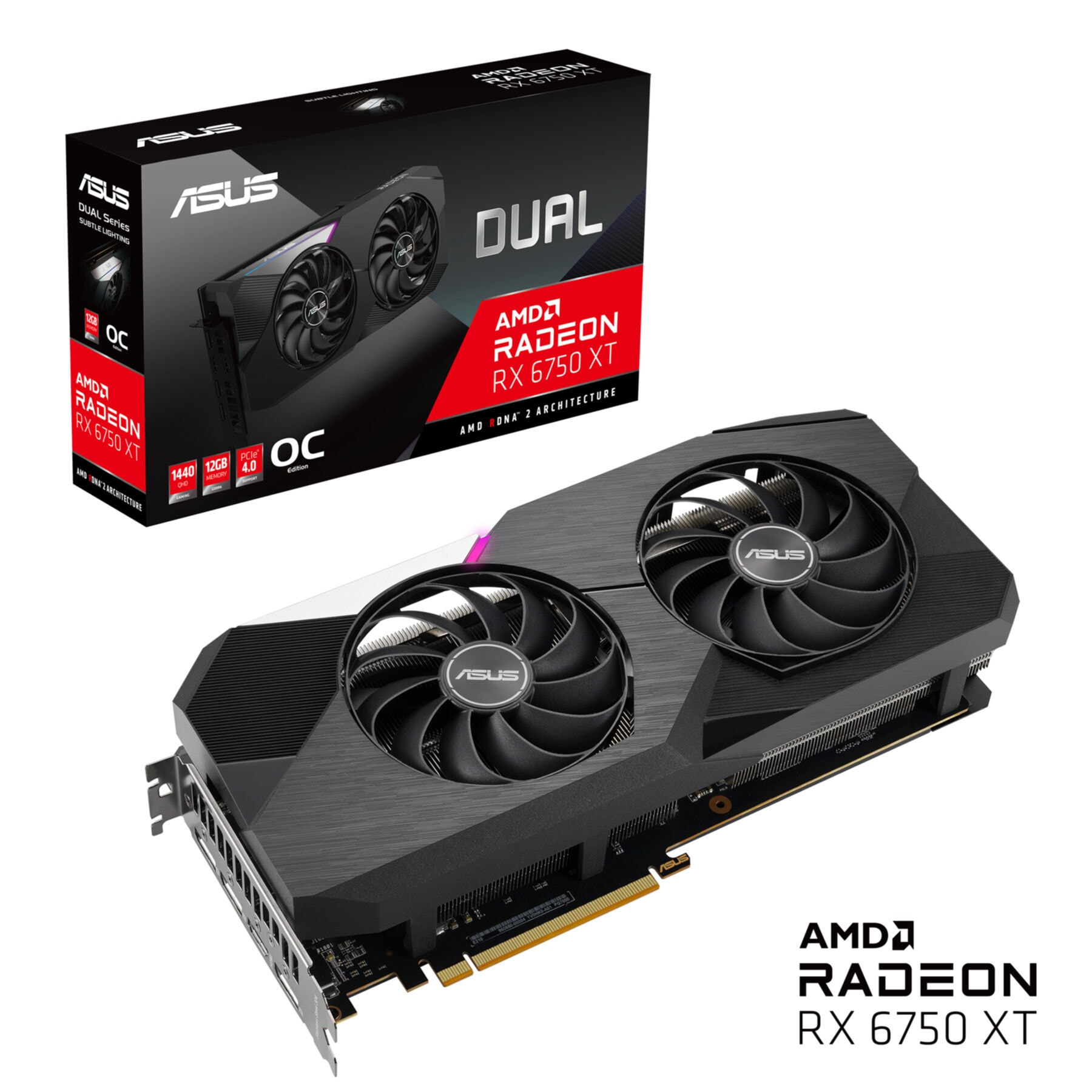 Asus Grafikkarte »DUAL-RX6750XT-O12G«