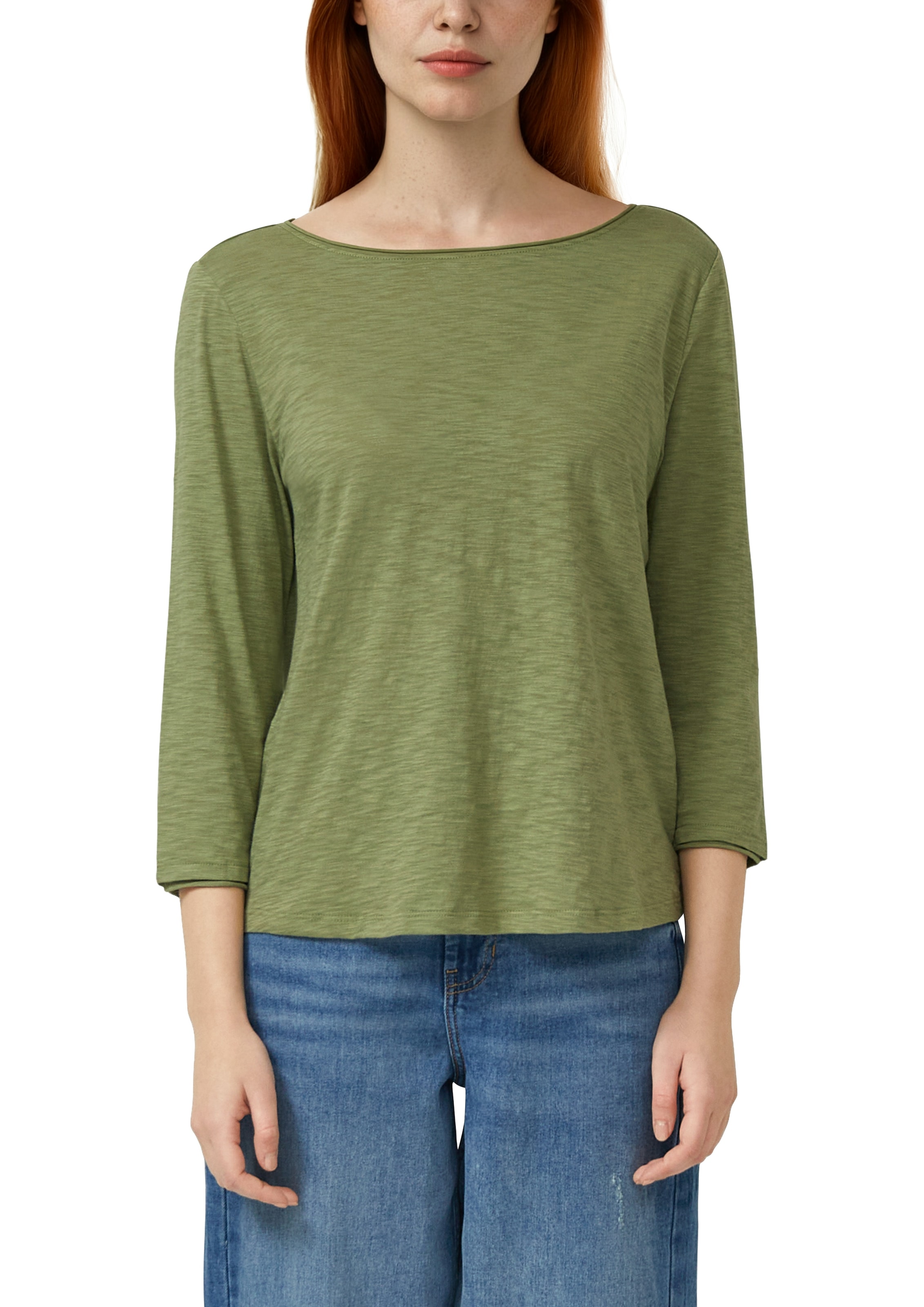 s.Oliver Langarmshirt aus Flammgarn günstig online kaufen