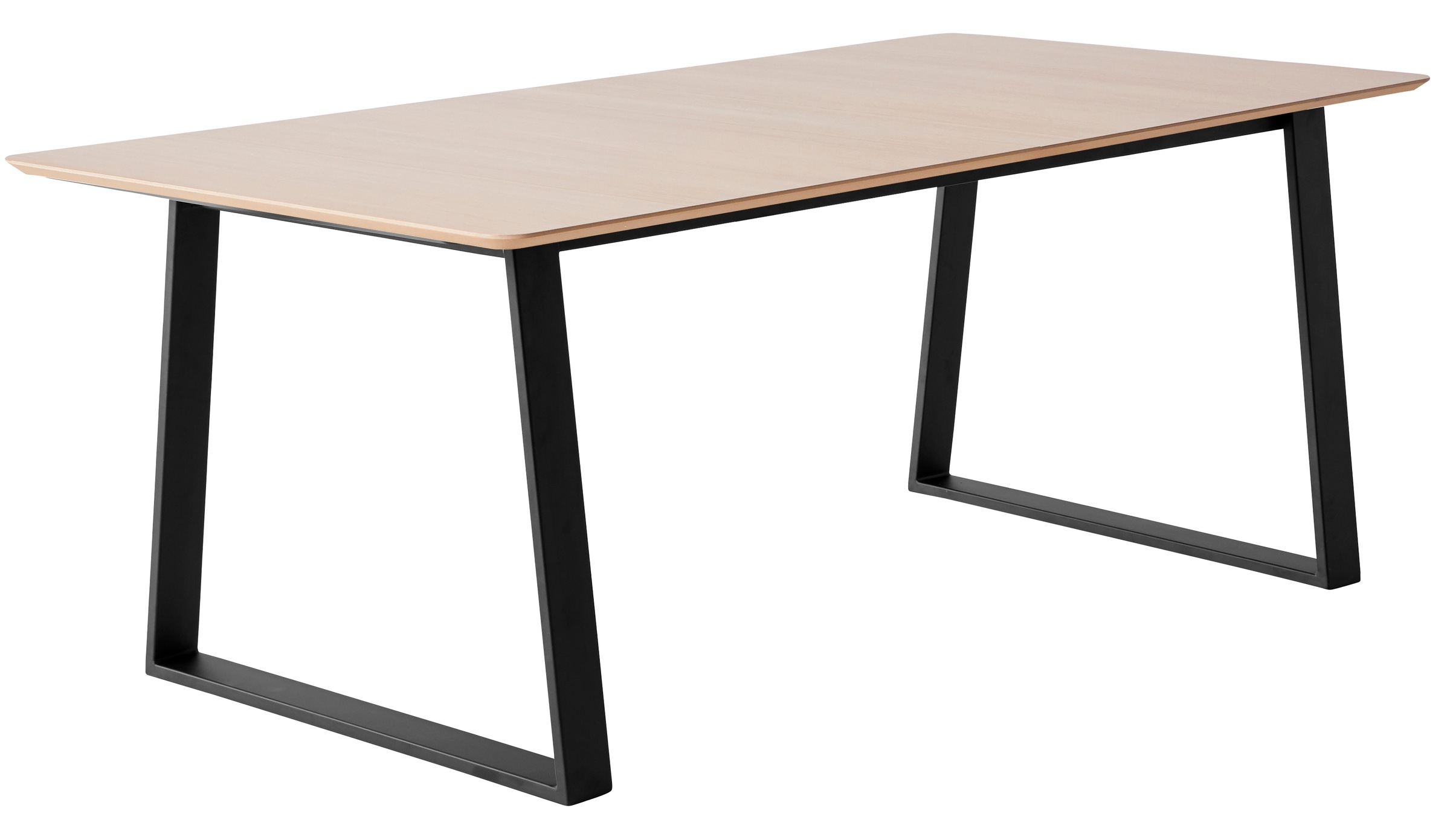 Hammel Furniture Esstisch "Meza Designtisch mit Auszugsfunktion und 2 Einlegeplatten", abgerundete Tischplatte MDF, Trap