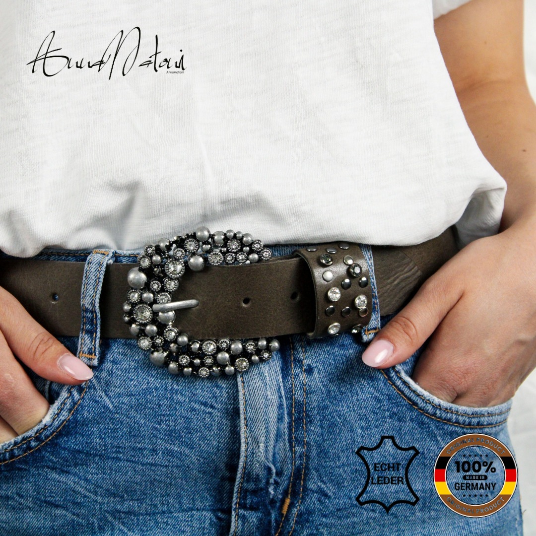 AnnaMatoni Ledergürtel "AnnaMatoni Ledergürtel Zia2 Ledergürtel Zia2" günstig online kaufen