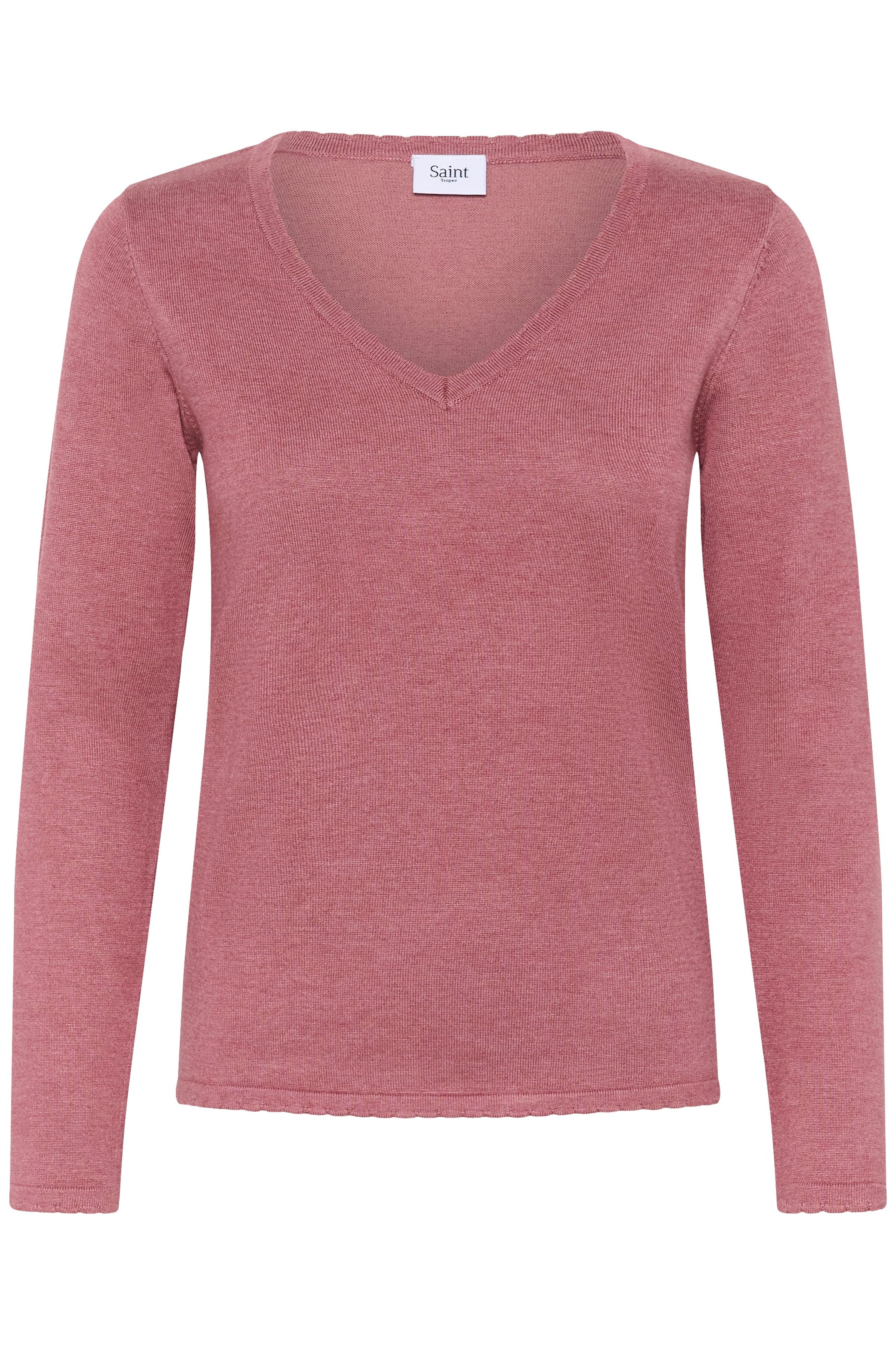 Saint Tropez Strickpullover "MilaSZ LS V-Neck Pullover" günstig online kaufen