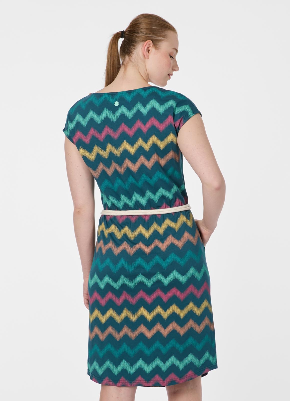 Ragwear Lilith Print Dress Black Multi Size M 3