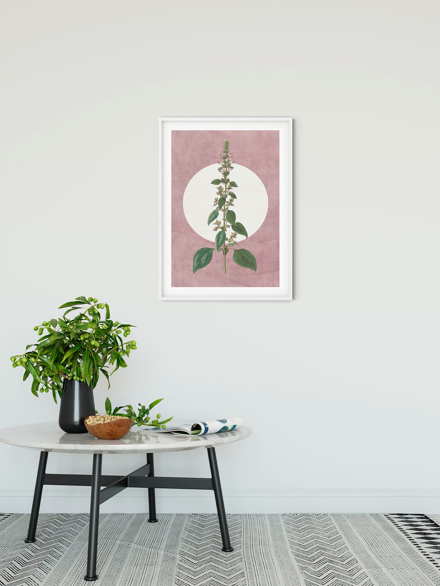 Komar Bild "Menthe en Croissance" Natur 1 Stk. tlg. Wandbild zur Dekoration günstig online kaufen