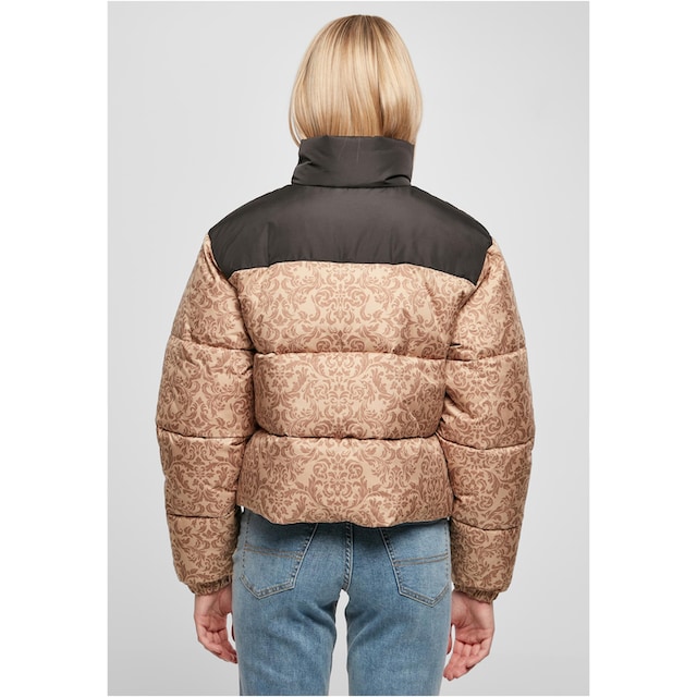 »Damen (1 BAUR St.), Retro Winterjacke Ladies CLASSICS Puffer | bestellen für URBAN ohne Jacket«, AOP Kapuze