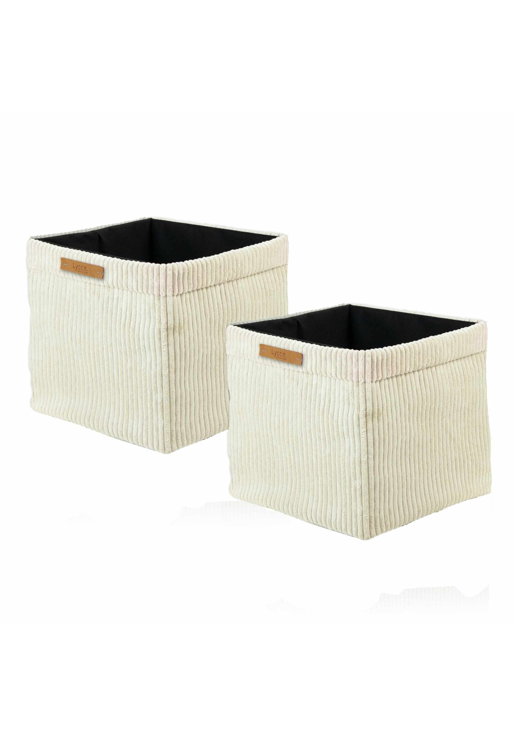 Lycce Aufbewahrungsbox "Aufbewahrungskorb Faltbare Aufbewahrungsbox Cord 2P 2er Pack"