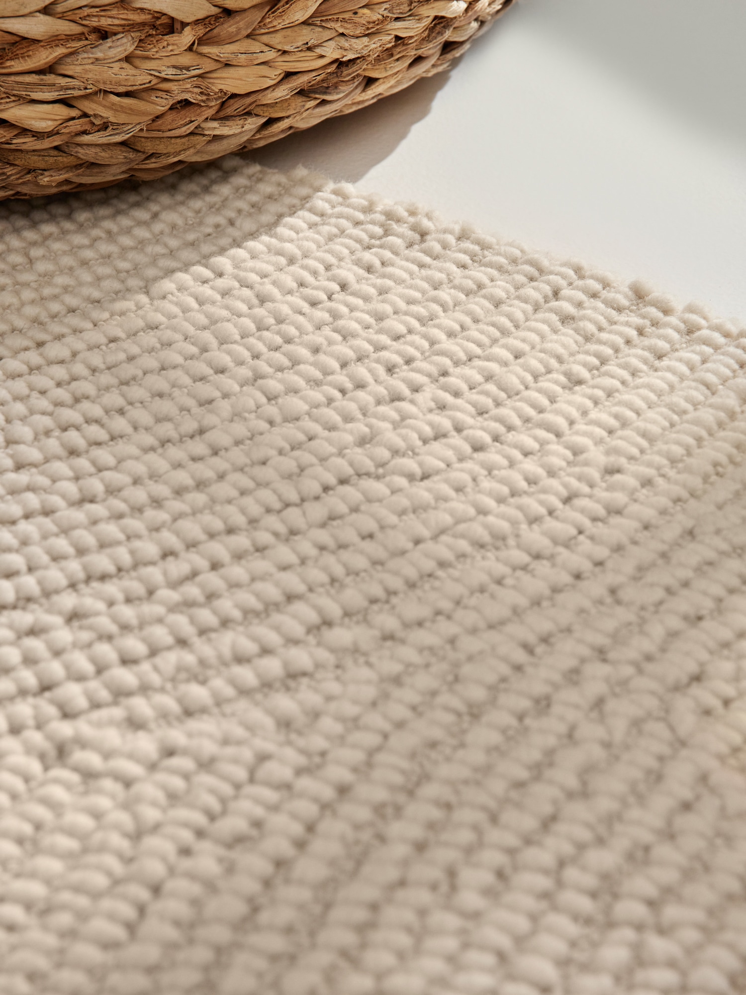 HANSE Home Wollteppich »Eleni«, rechteckig, 18 mm Höhe, Handgetuftet, Wolle, Natur, Wohnzimmer, Schlafzimmer, Skandi, Hygge