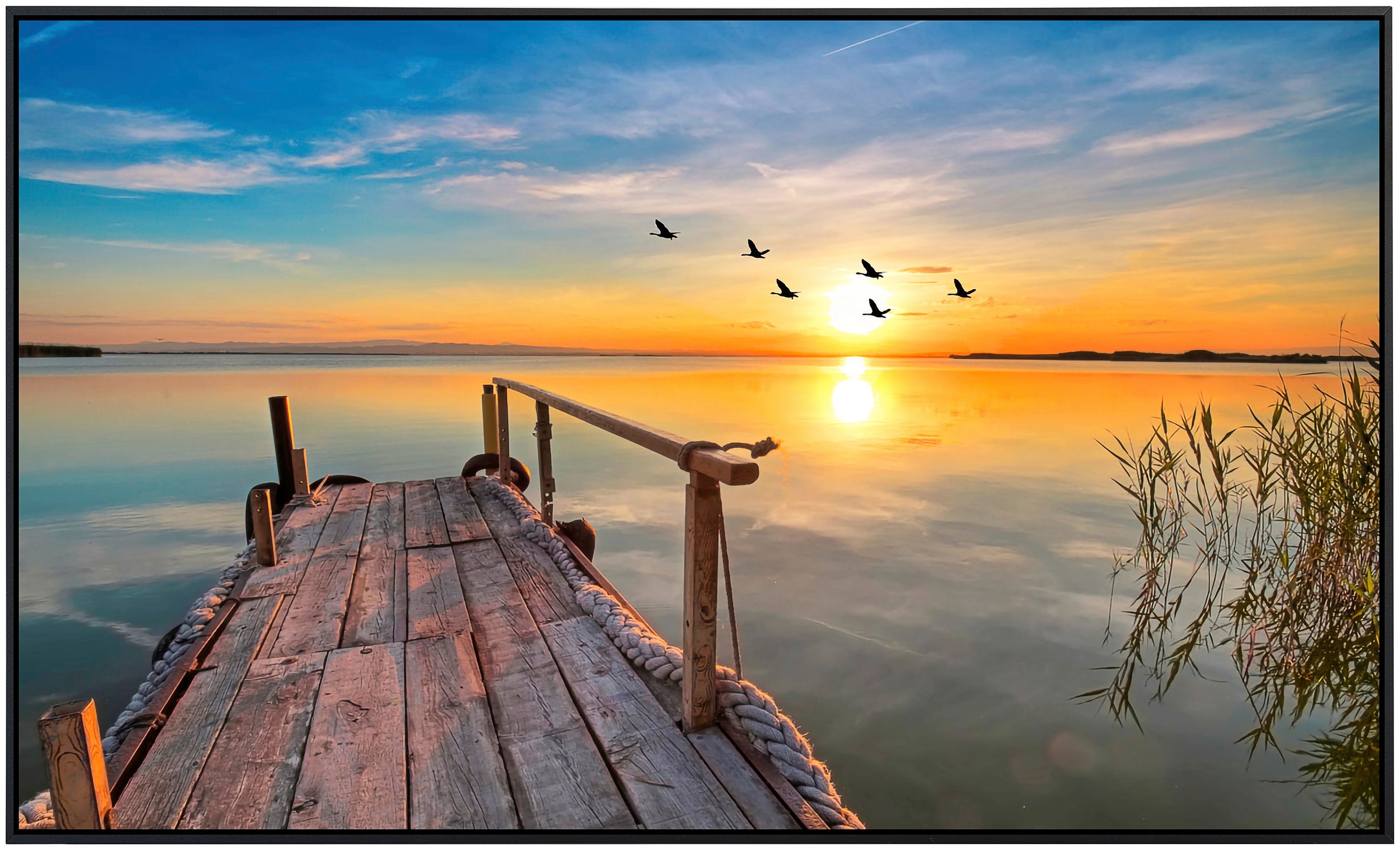 Papermoon Infrarotheizung »Sunset Pier«, sehr angenehme Strahlungswärme