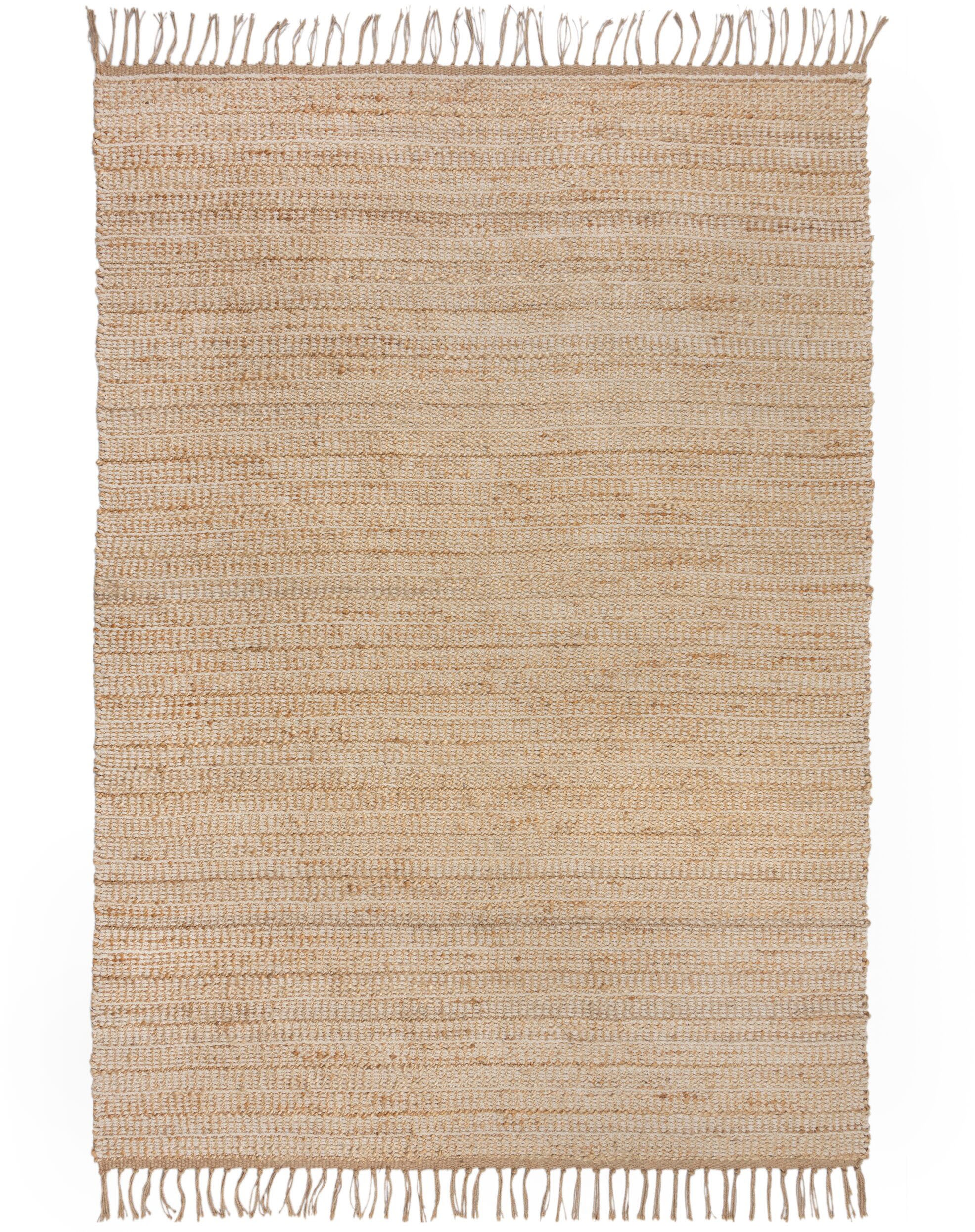 FLAIR RUGS Teppich "Levi, aus gewebter Jute" rechteckig 10 mm Höhe günstig online kaufen