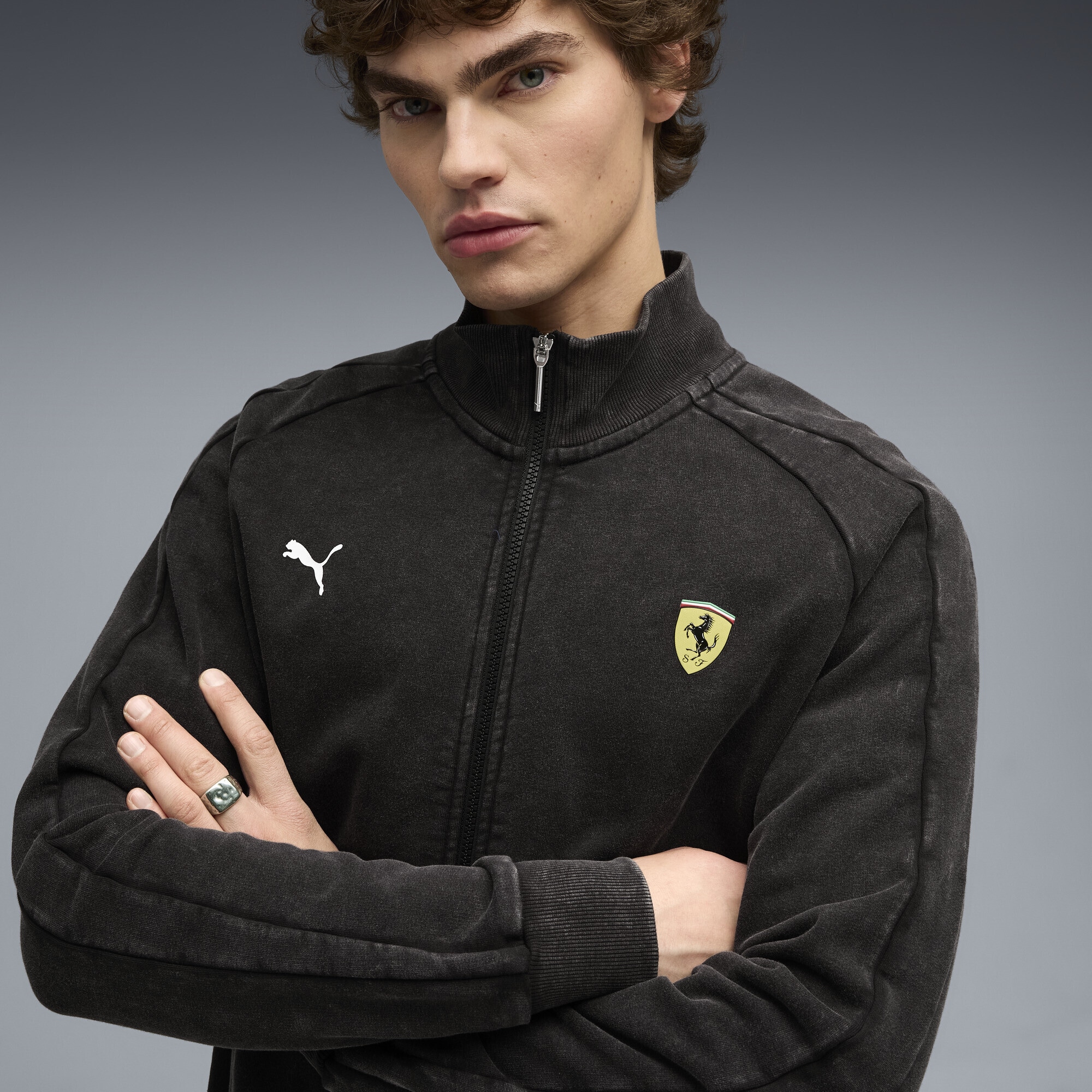 PUMA Sweatjacke »Scuderia Ferrari T7 Jacke Herren«