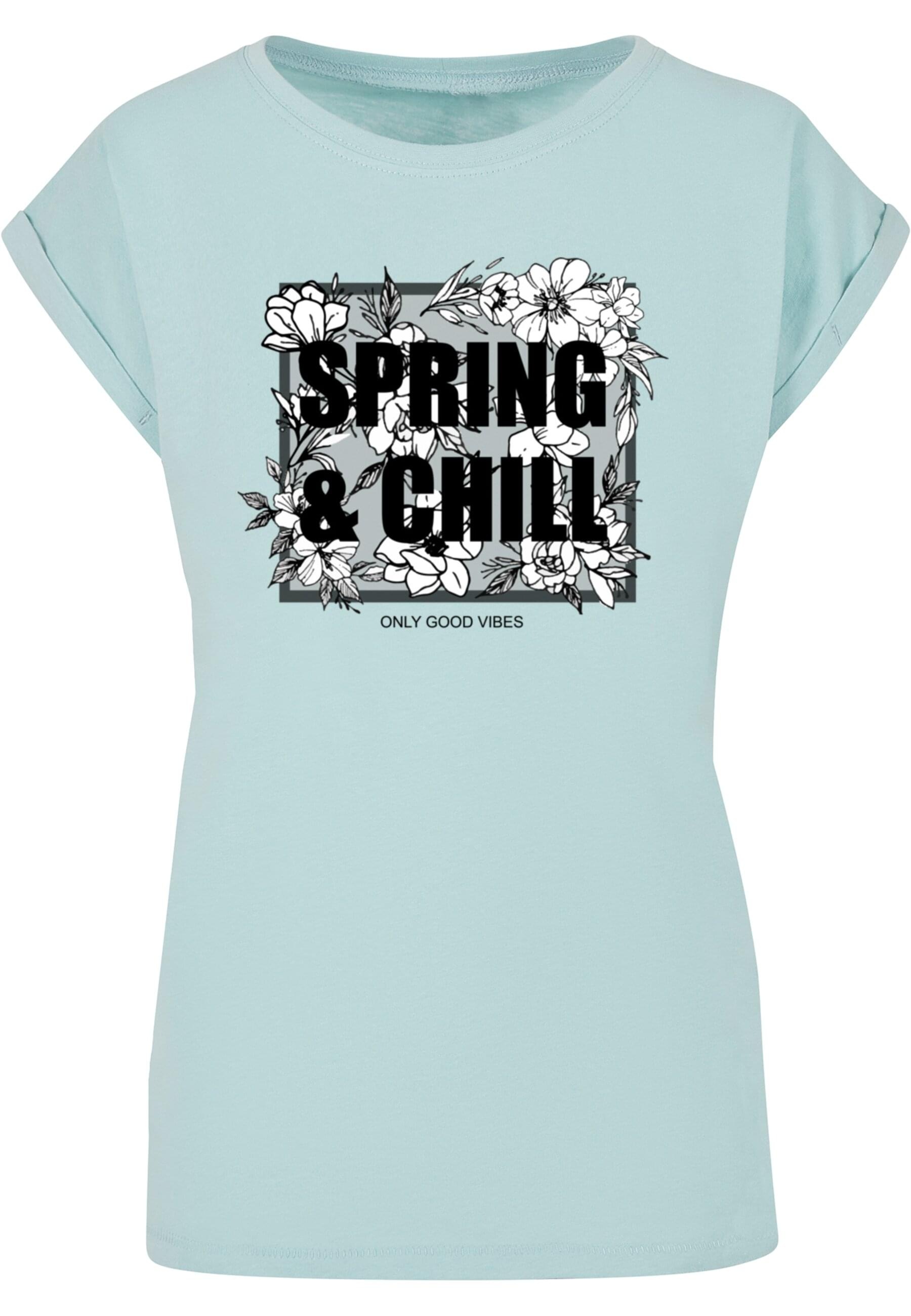 Merchcode T-Shirt "Merchcode Damen Ladies Spring And Chill Extended Shoulde günstig online kaufen