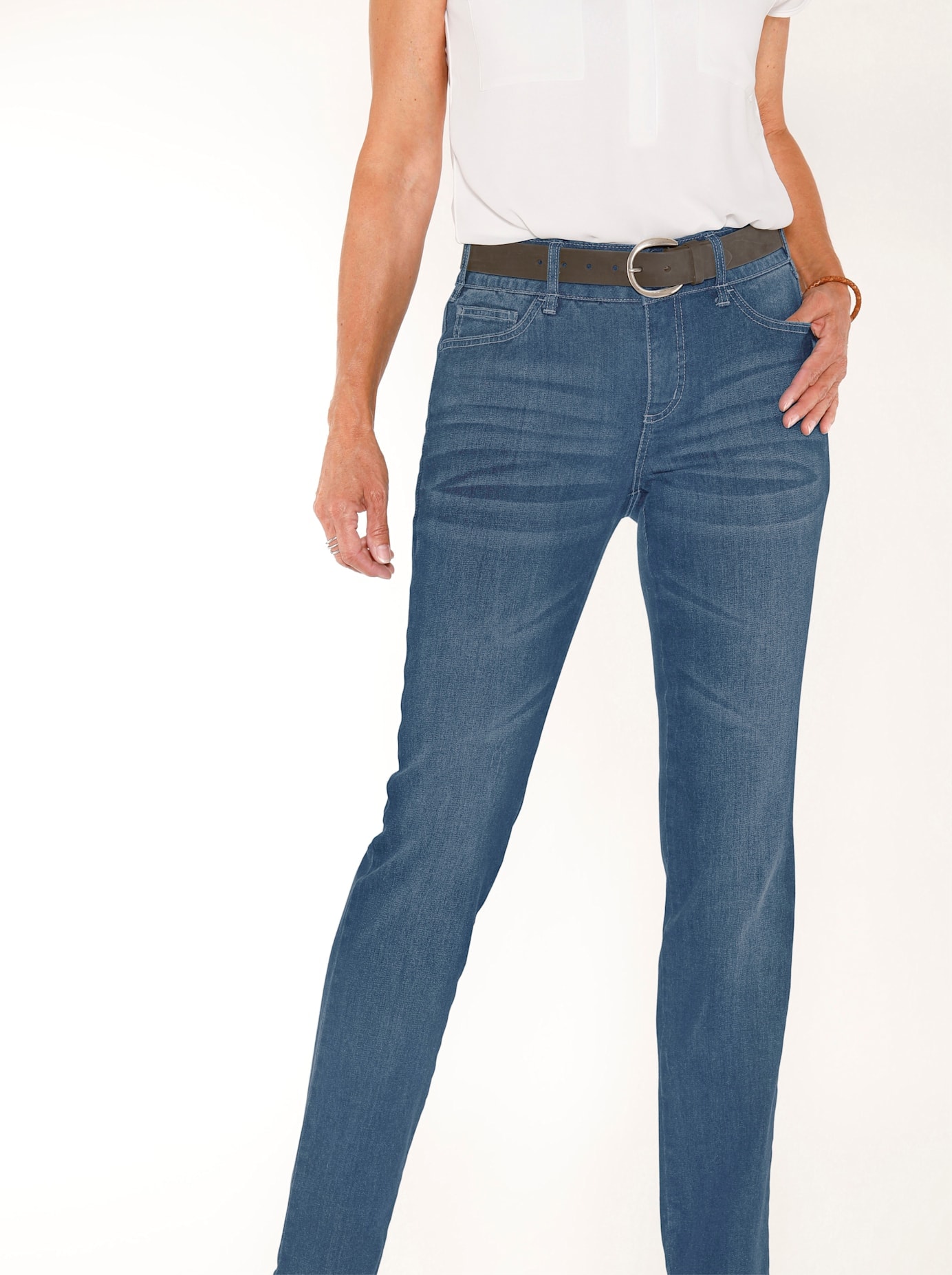 Casual Looks Bequeme Jeans, (1 tlg.)