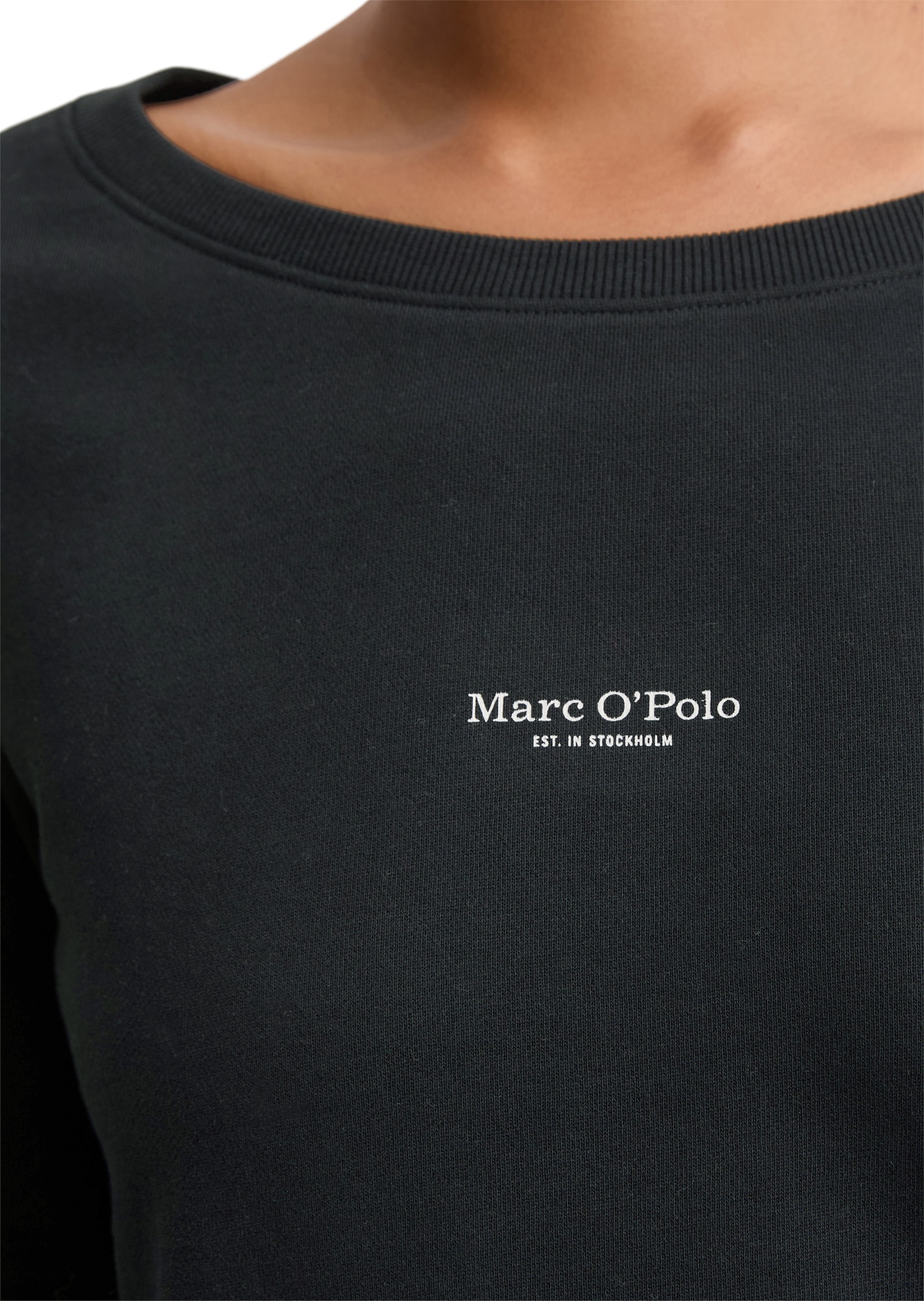 Marc O'Polo Sweatshirt »mit gepeachter Oberfläche«