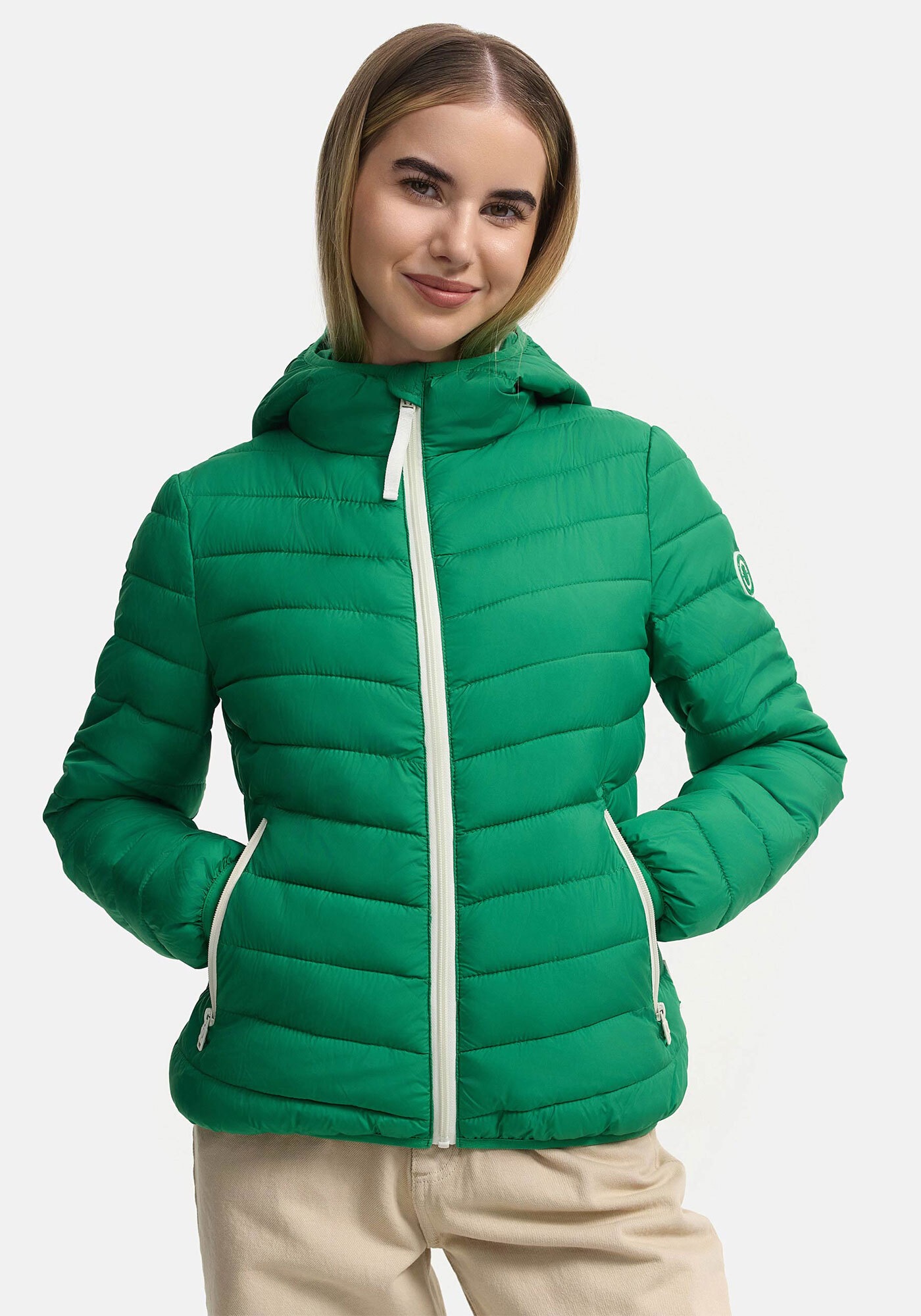 Marikoo Winterjacke »Pack mich ein«, Mit Kapuze und Beutel zum Verstauen der Jacke