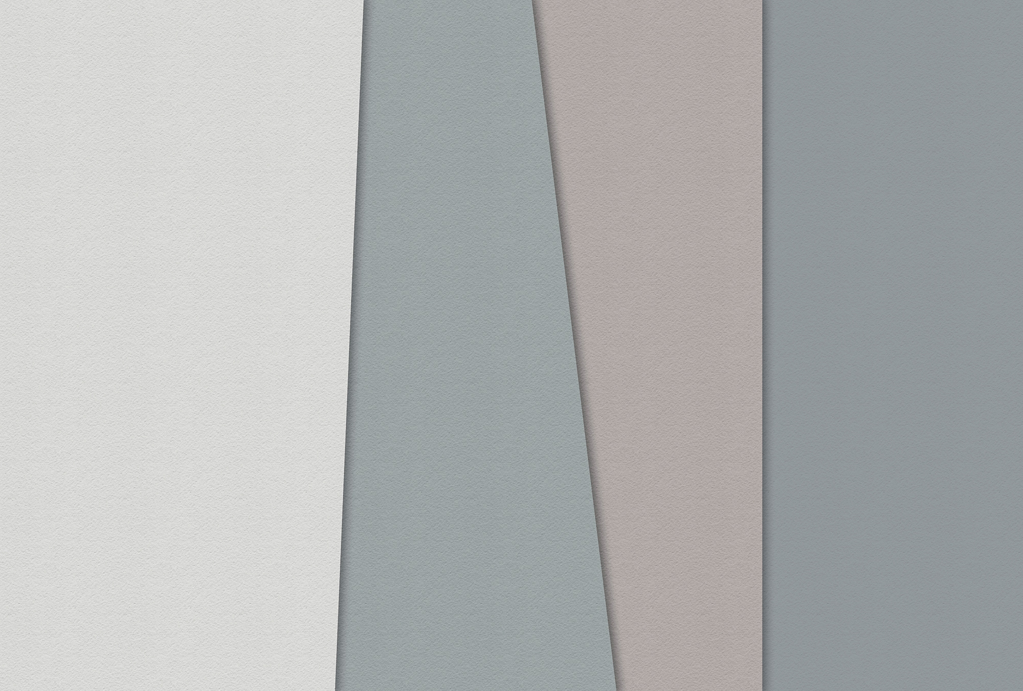 living walls Fototapete "Walls by Patel Layered Paper 1" glatt Vlies, Wand, Schräge