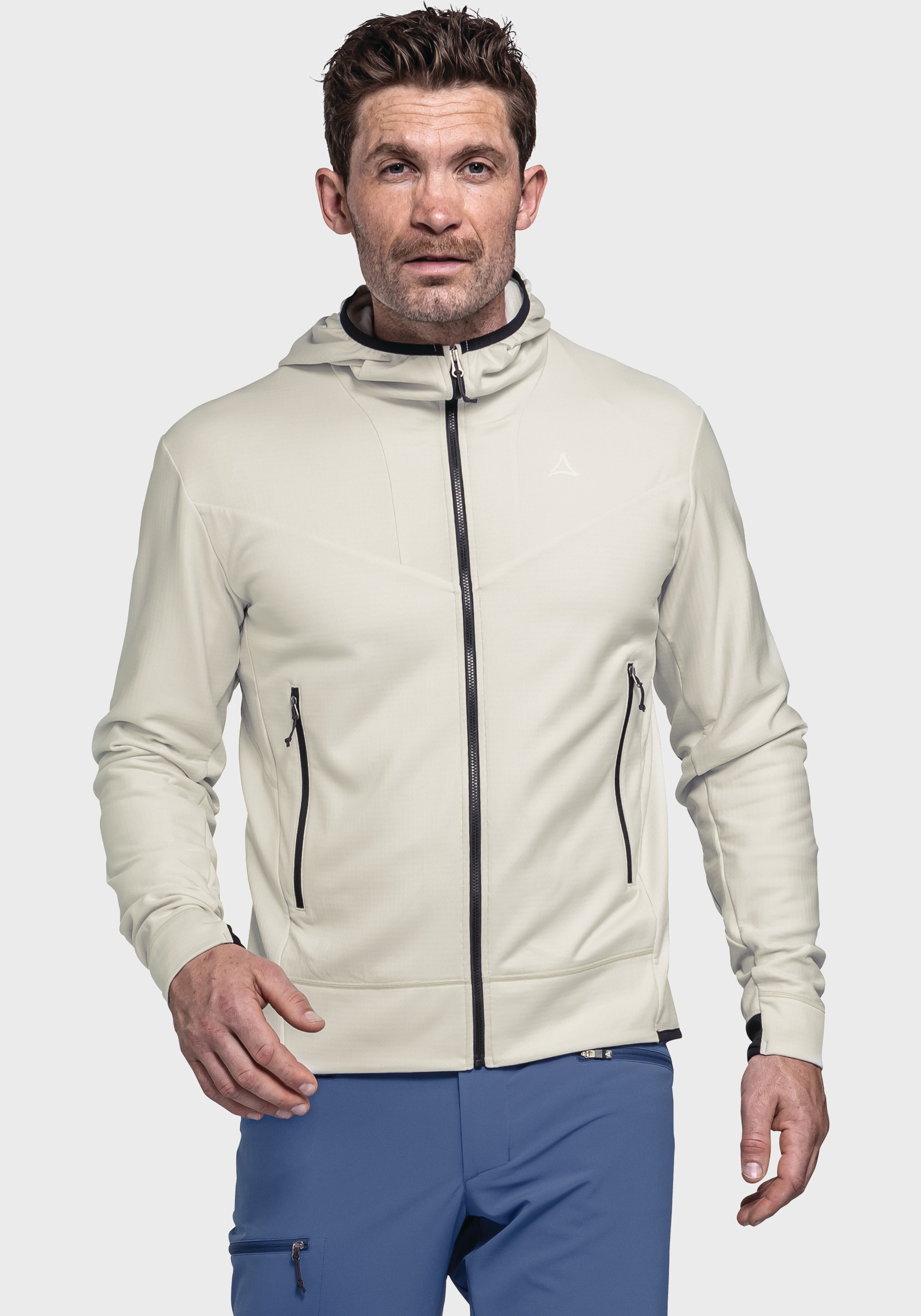 Schöffel Fleecejacke »Mountain Fleece Hoody Style Blaueis MNS«, mit Kapuze