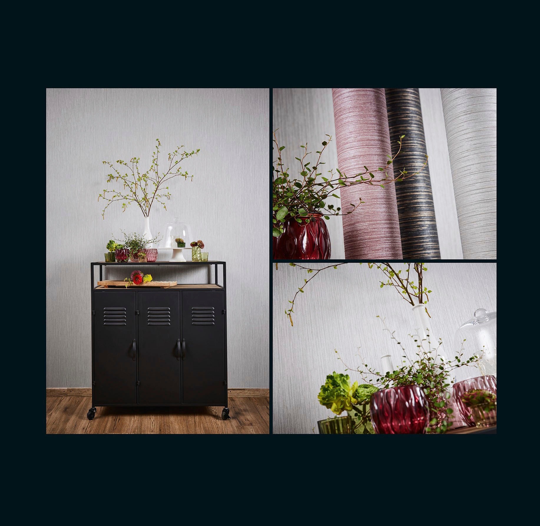 Architects Paper Vliestapete »VILLA« Glitzermuster | glänzend | unifarben glatt einfarbige Tapete Uni Tapeten Wohnzimmer Schlafzimmer Küche Flur Optik