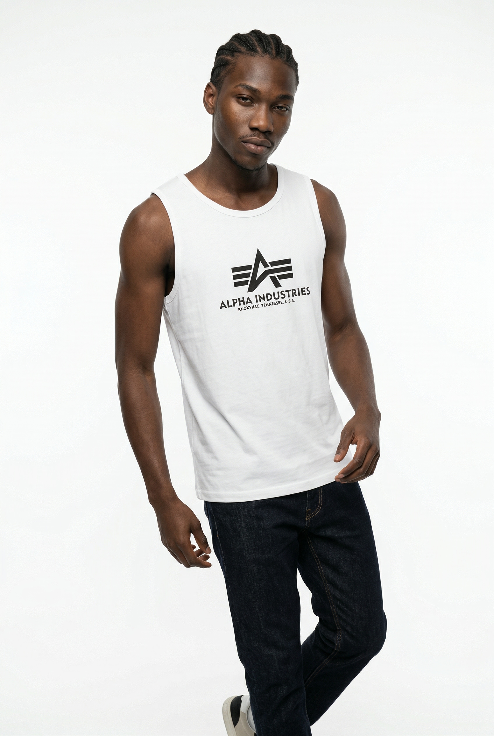 Alpha Industries Muscleshirt "Basic Logo Sleeveless Shirt" günstig online kaufen