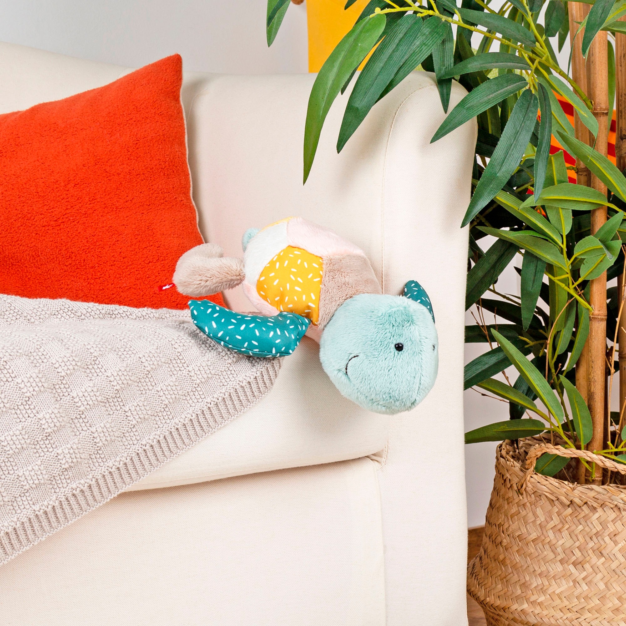 Sigikid Kuscheltier »Patchwork Sweety Yellow, Schildkröte«
