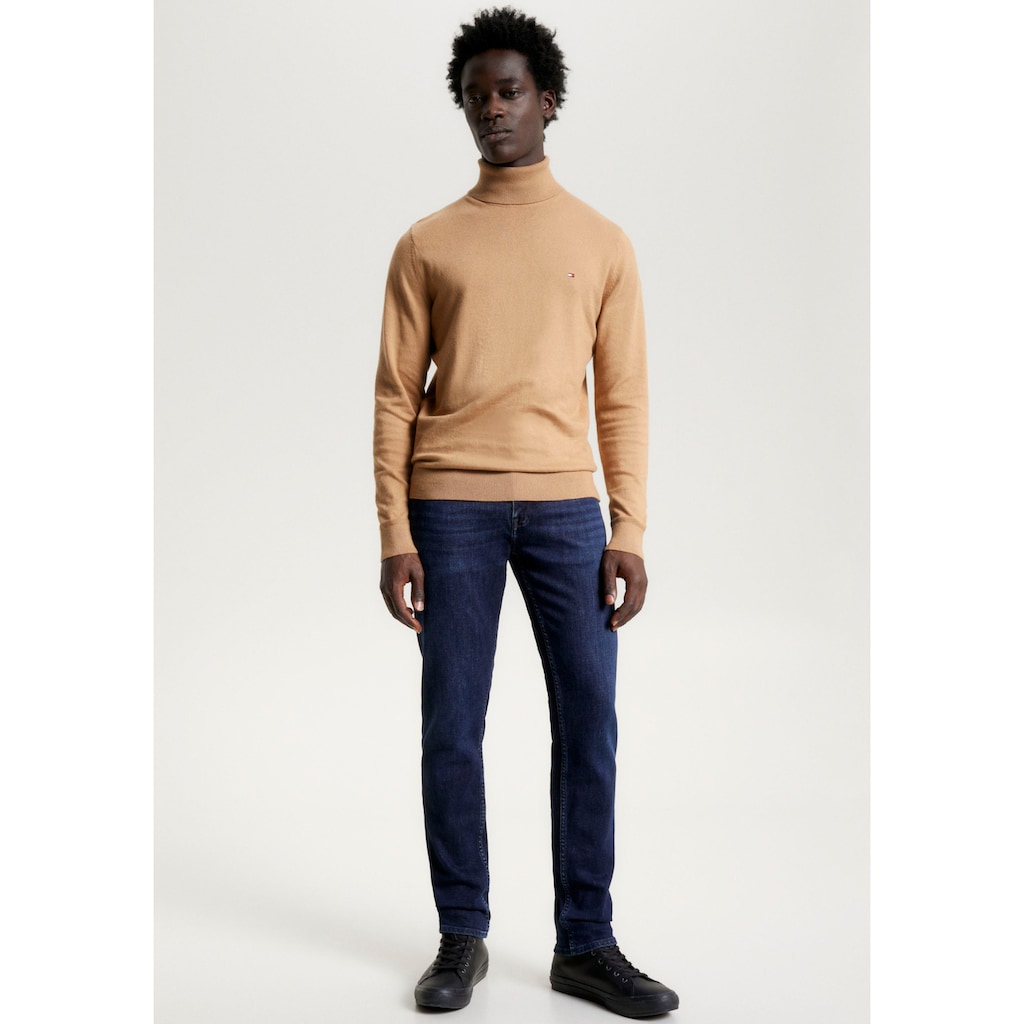 Tommy Hilfiger Rollkragenpullover »PIMA ORG CTN CASHMERE ROLL NECK«