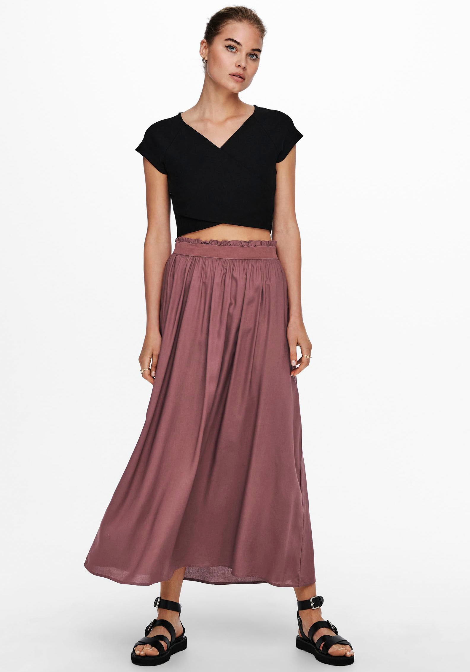 ONLY Maxirock »ONLVENEDIG LIFE LONG SKIRT WVN NOOS«