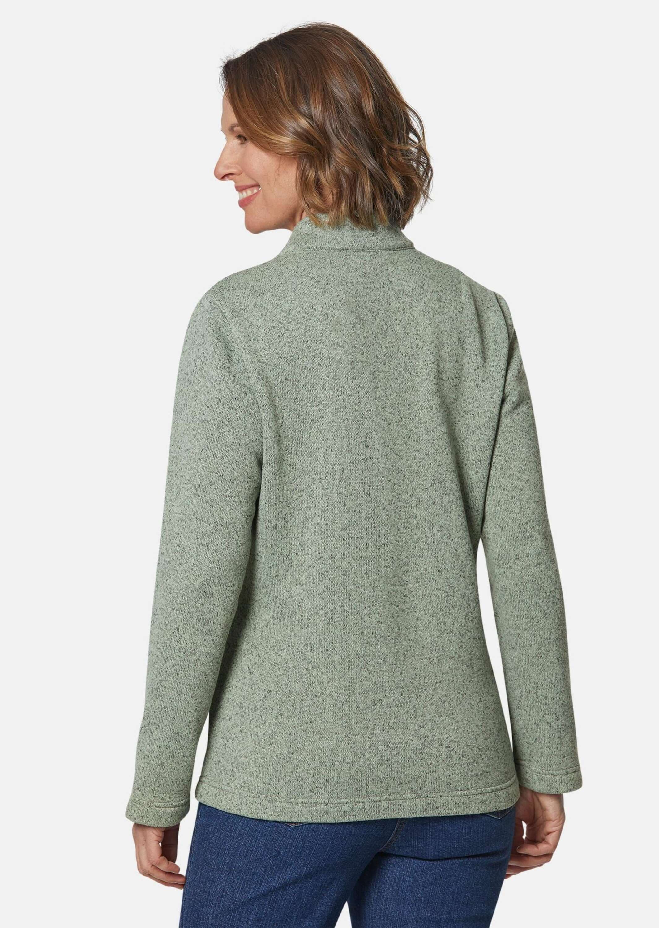 GOLDNER Fleecejacke »Strick-Fleecejacke Kuschelweiche Strickfleece-Jacke«