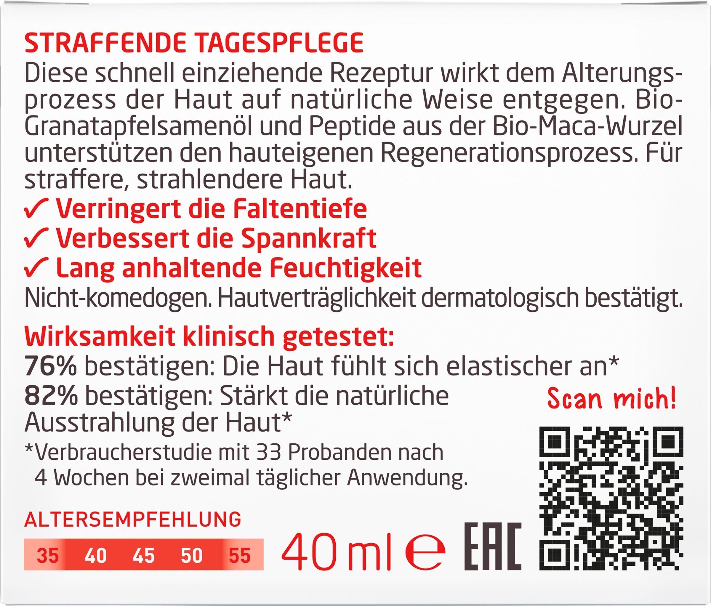 WELEDA Gesichtspflege »Weleda Straffende Tagespflege Granatapfel & Maca-Peptide«