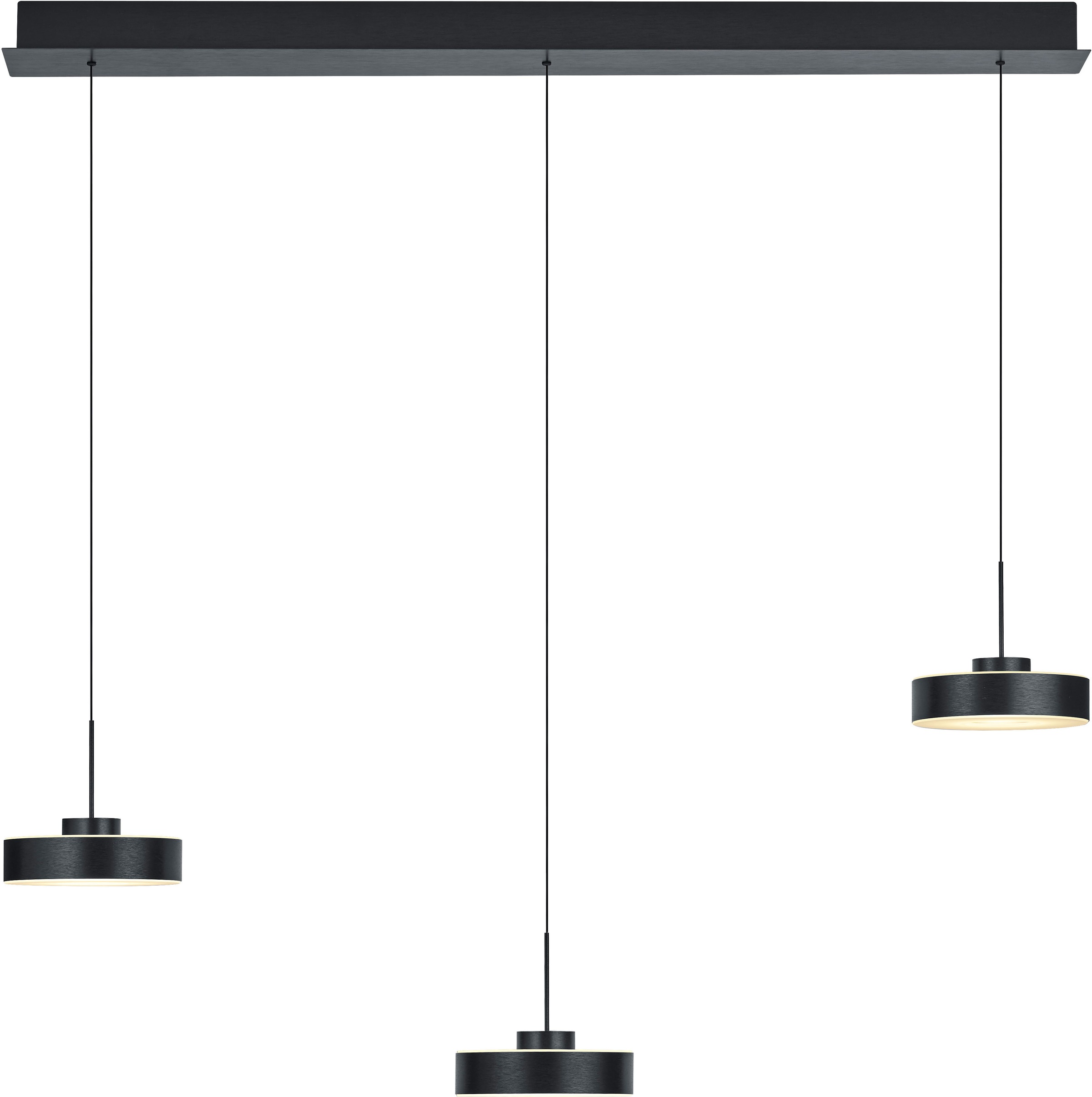 HELL höllisch gutes Licht LED Pendelleuchte »SPENCER« LED-Modul 1 Stk. Warmweiß B-Link Fernbedienung,  Stufenlos höhenverstellbar