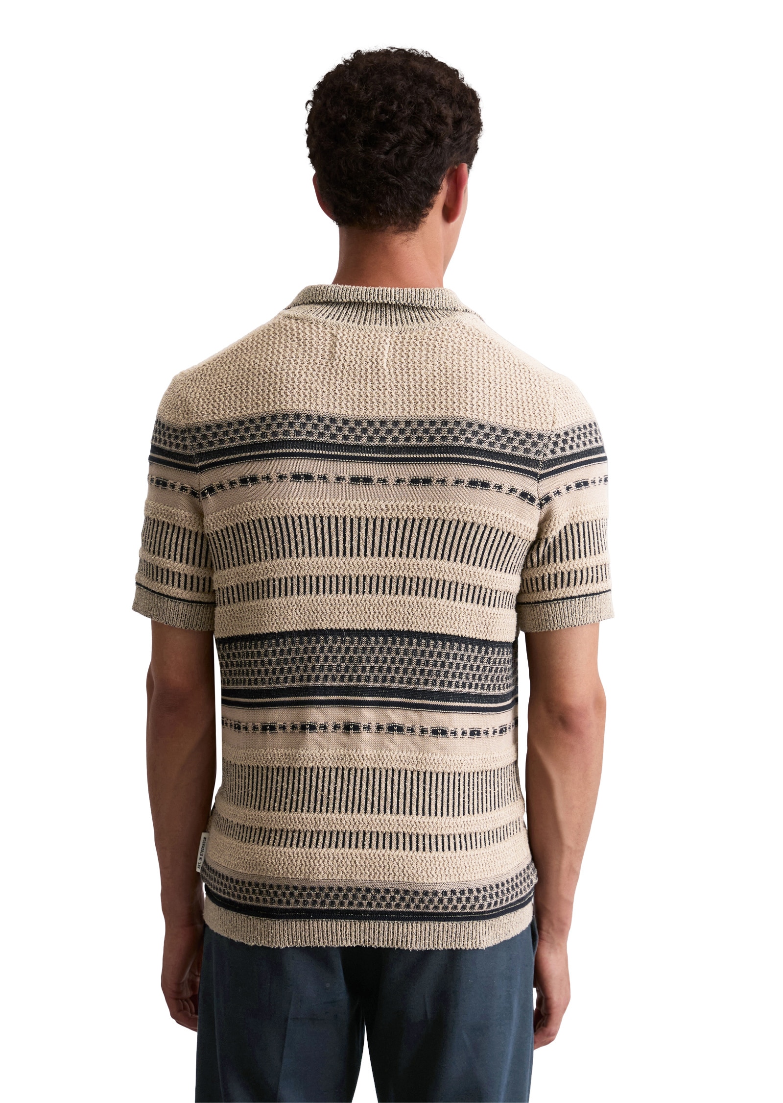 Marc O'Polo Strickpullover »mit Struktur-Mix«