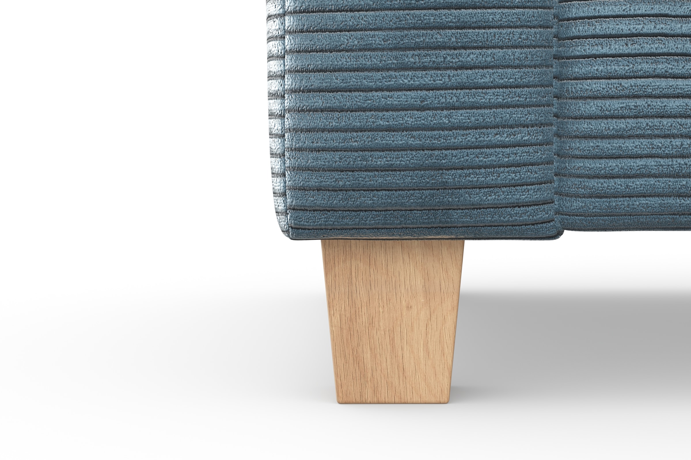 Home affaire Ecksofa »Summer L-Form« mit Ottomane, wahlweise mit Bettfunktion und Bettkasten, Cord-Bezug