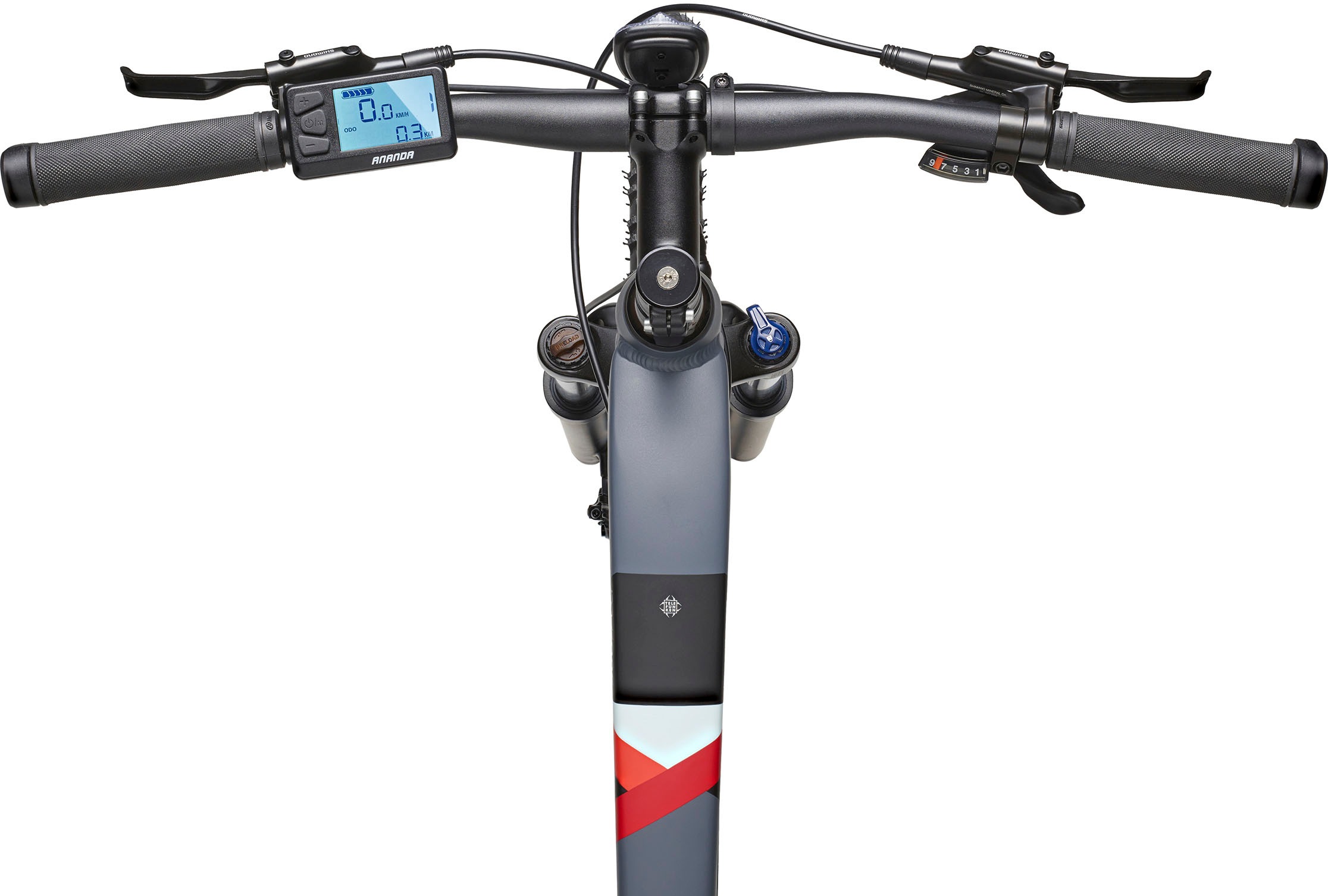 Telefunken E-Bike »Aufsteiger M925«, 8 Gang, Shimano, Acera, Mittelmotor 250 W, Pedelec, Elektrofahrrad für Damen u. Herren, MTB, Mountainbike