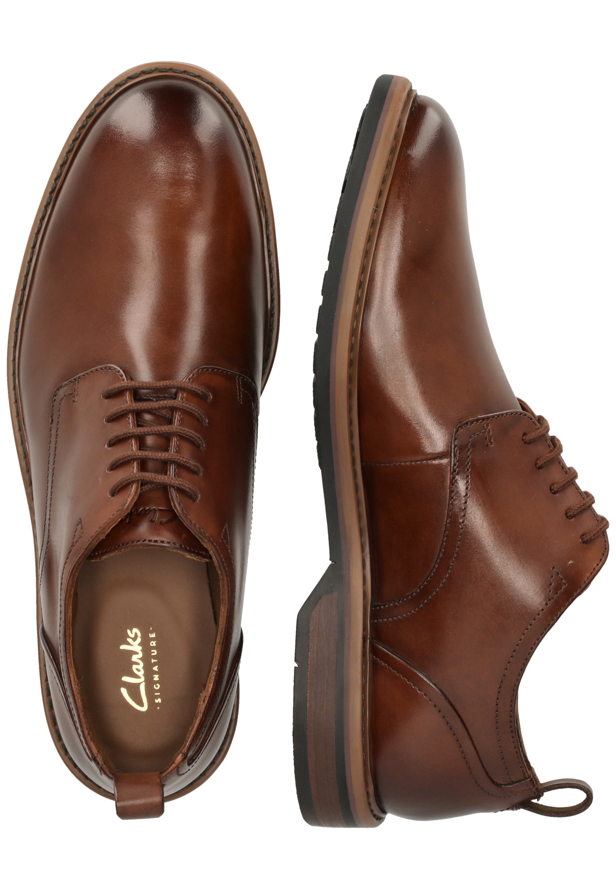 Clarks Schnürschuh »Aldwin Lace«  mit klassischer Derby-Silhouette