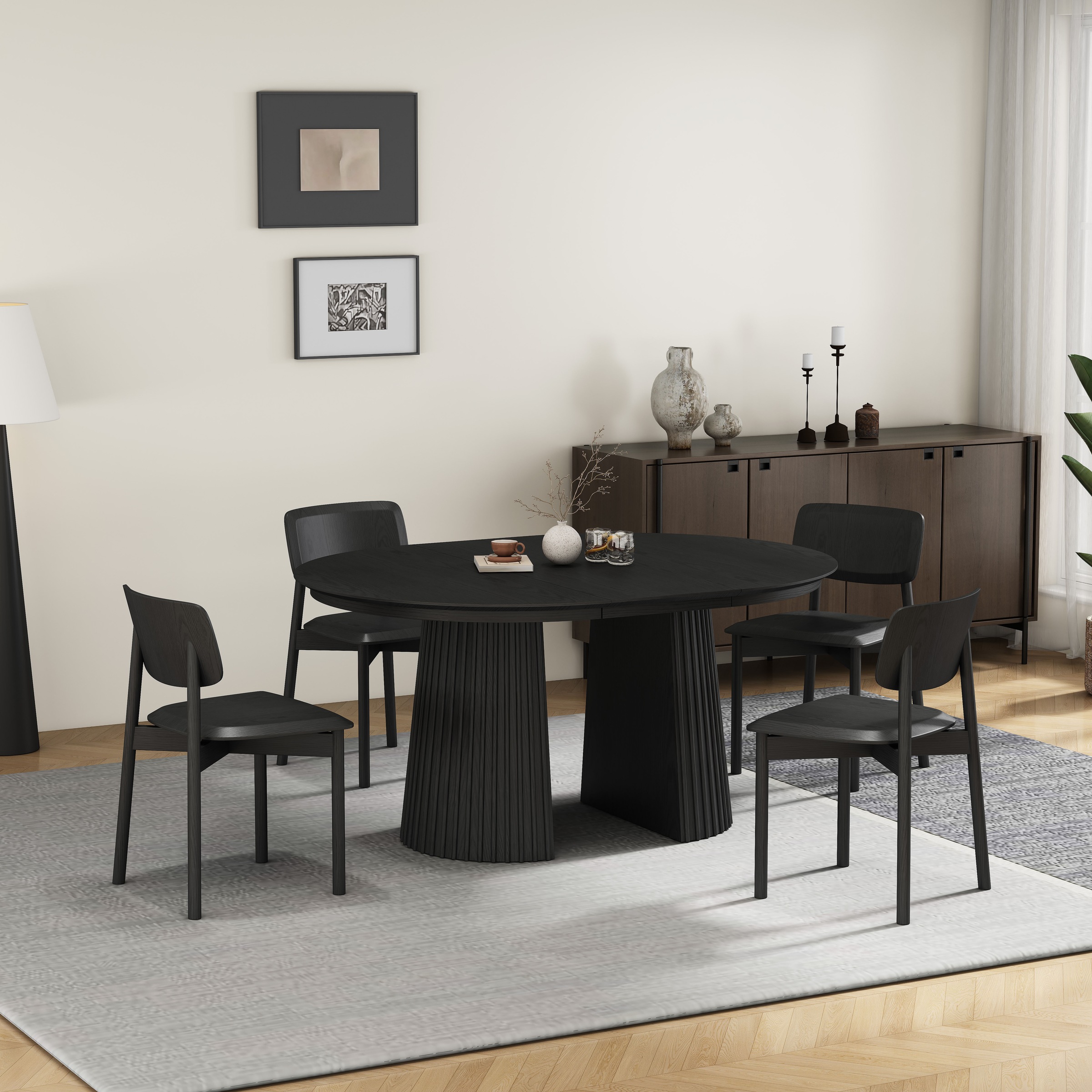 OTTO home Esszimmerstuhl "Grelia" (Set) 2 Stk.natürliche warme Eichenoptik, in zwei Farben, Sitzhöhe 46 cm