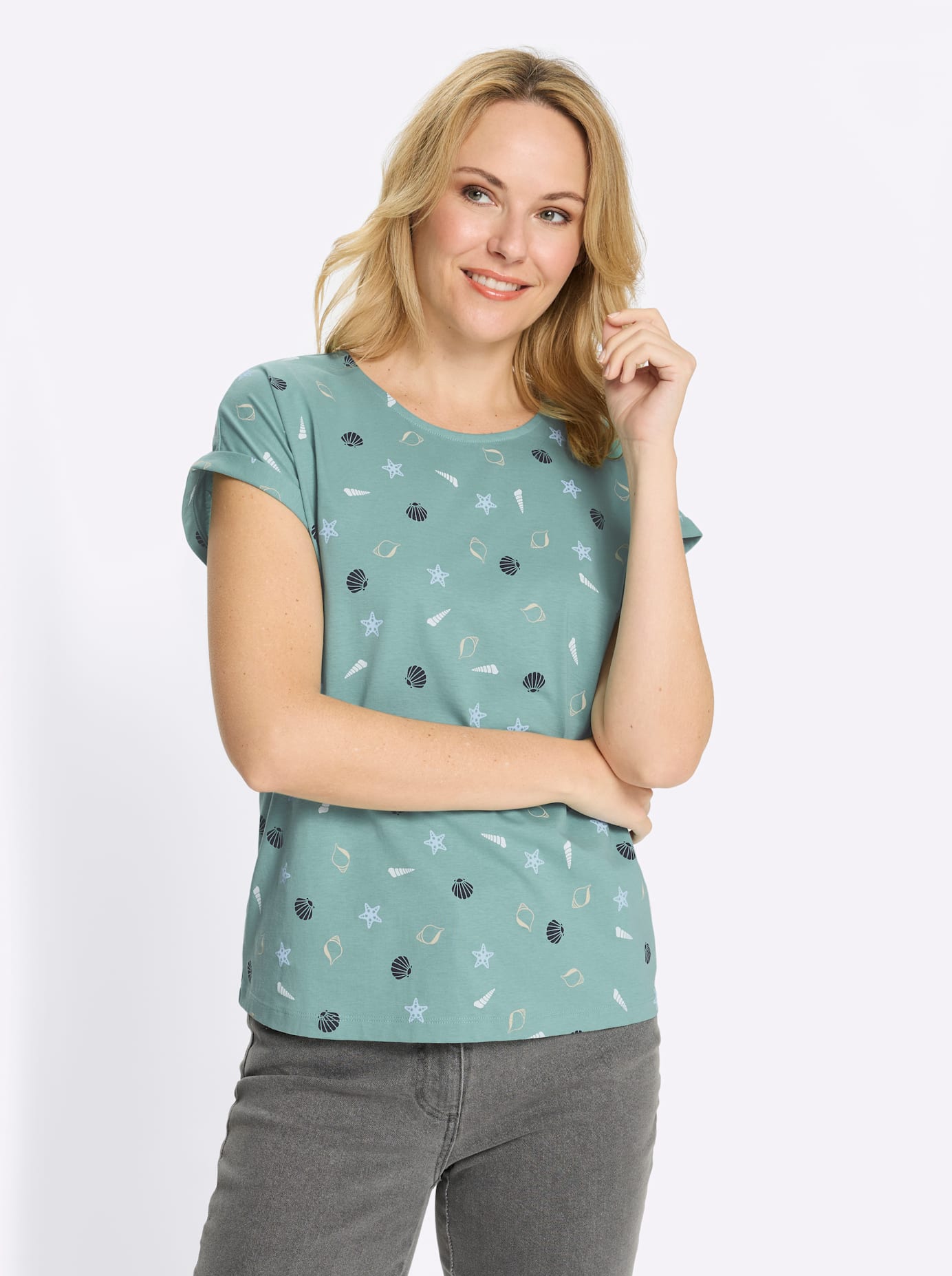 Classic Basics Rundhalsshirt "Rundhals-Shirt" 1