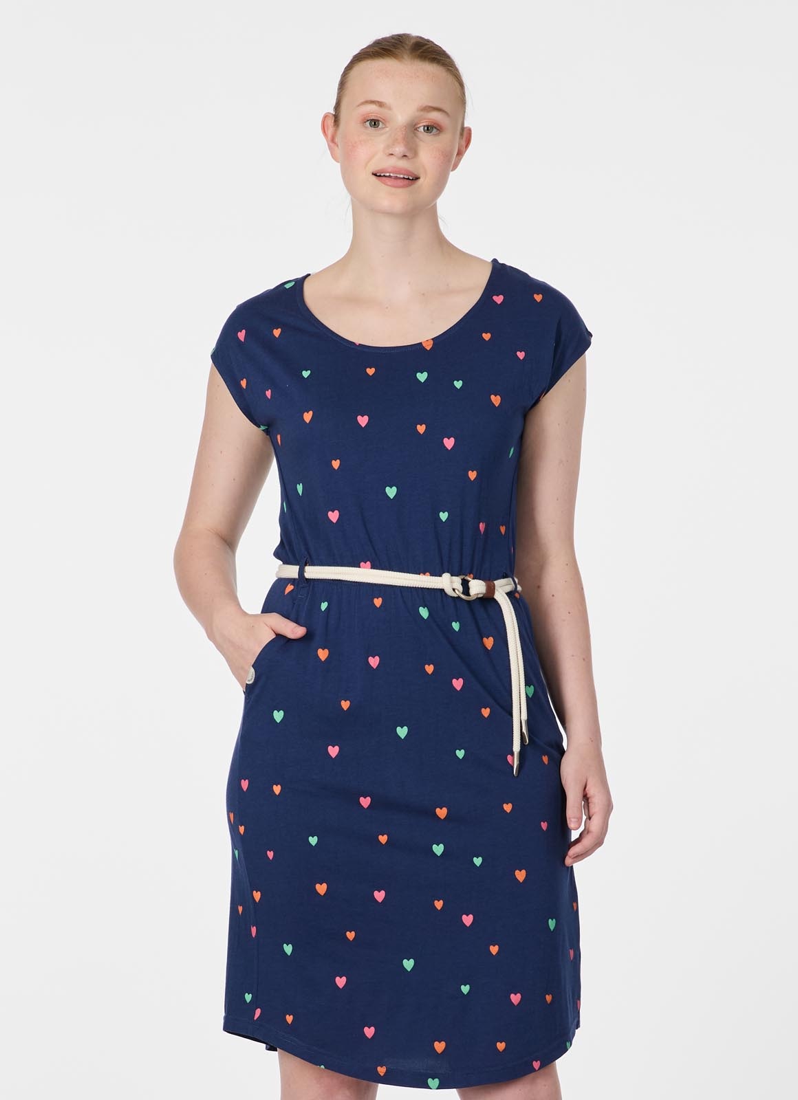 Ragwear Sommerkleid "LILITHE PRINT" 2 tlg. Baumwoll-Modal-Mix mit Eingrifft günstig online kaufen