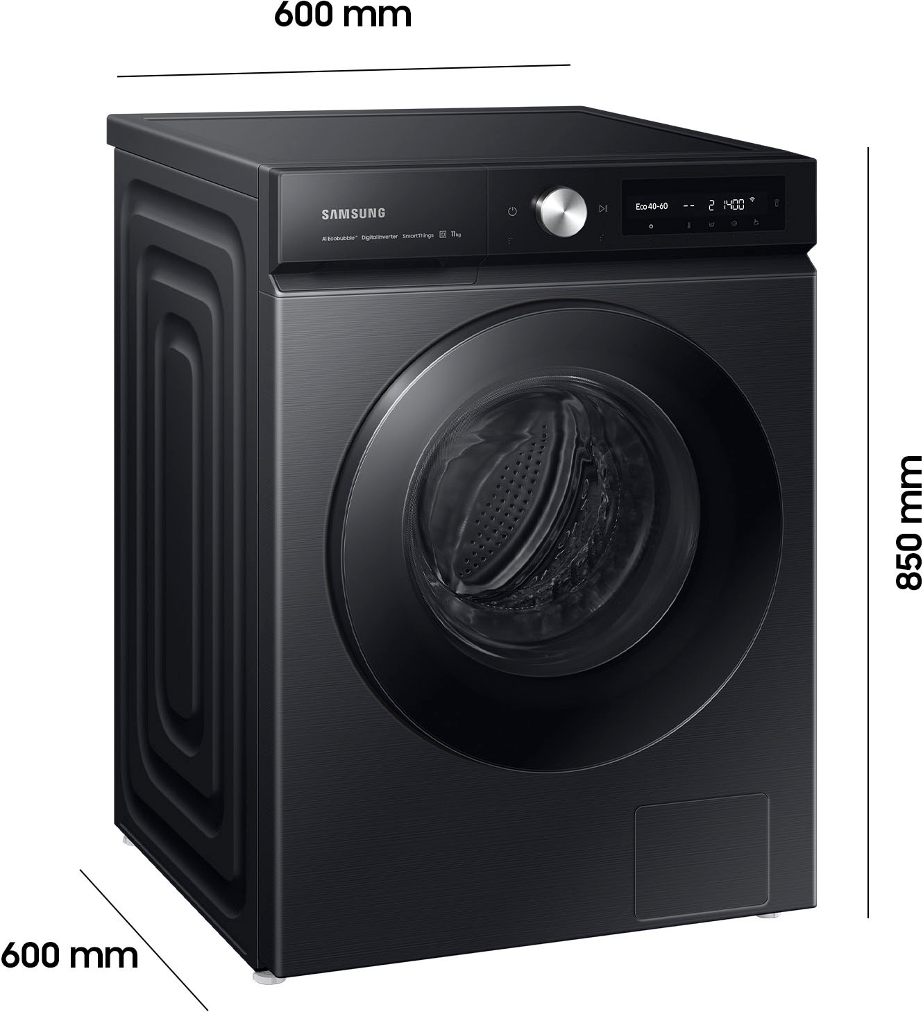 Samsung Waschmaschine »WW11BB704AGB«, 11 kg, 1400 U/min