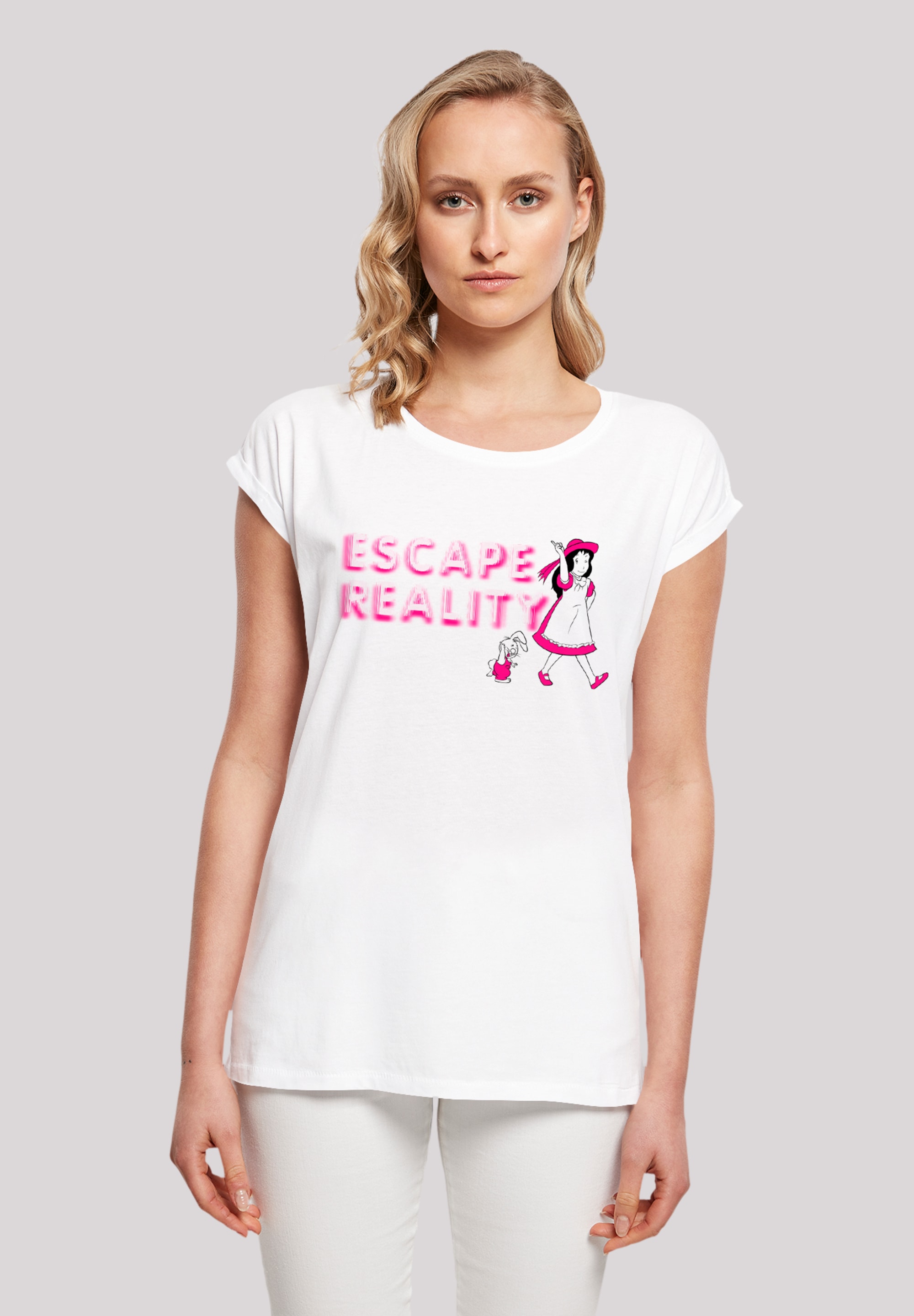 F4NT4STIC T-Shirt "Alice im Wunderland Escape Reality", Retro, Heroes of Ch günstig online kaufen