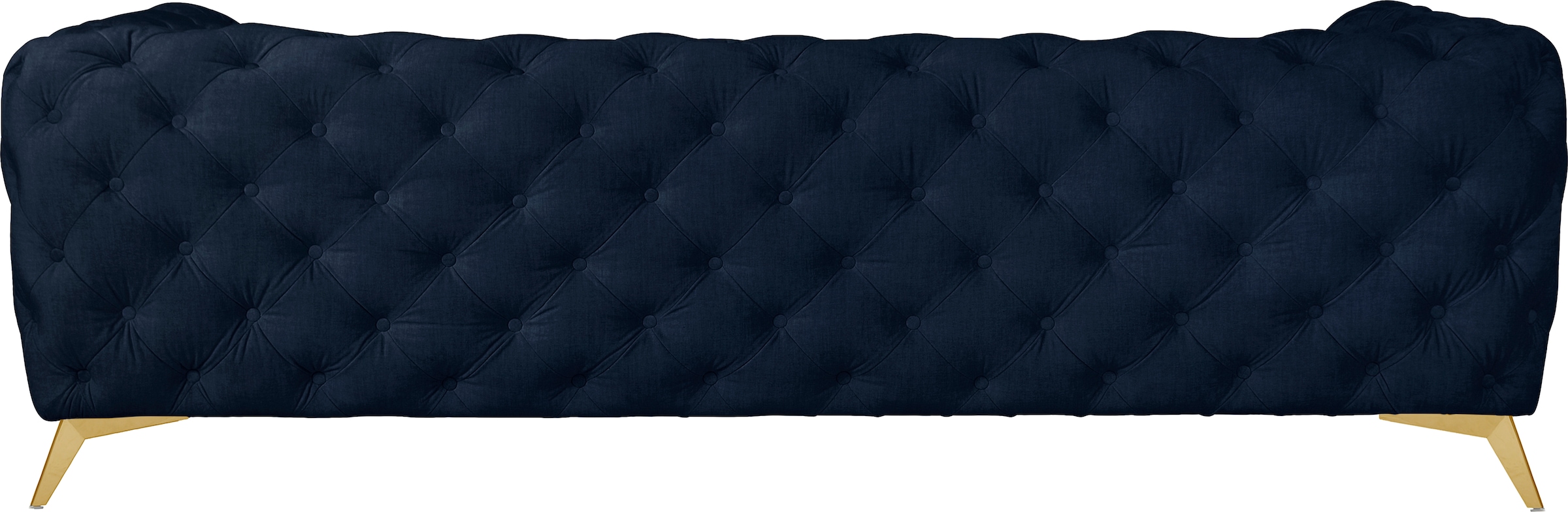 Leonique Chesterfield-Sofa »Glynis«, aufwändige Knopfheftung, moderne Chesterfield Optik, Fußfarbe wählbar