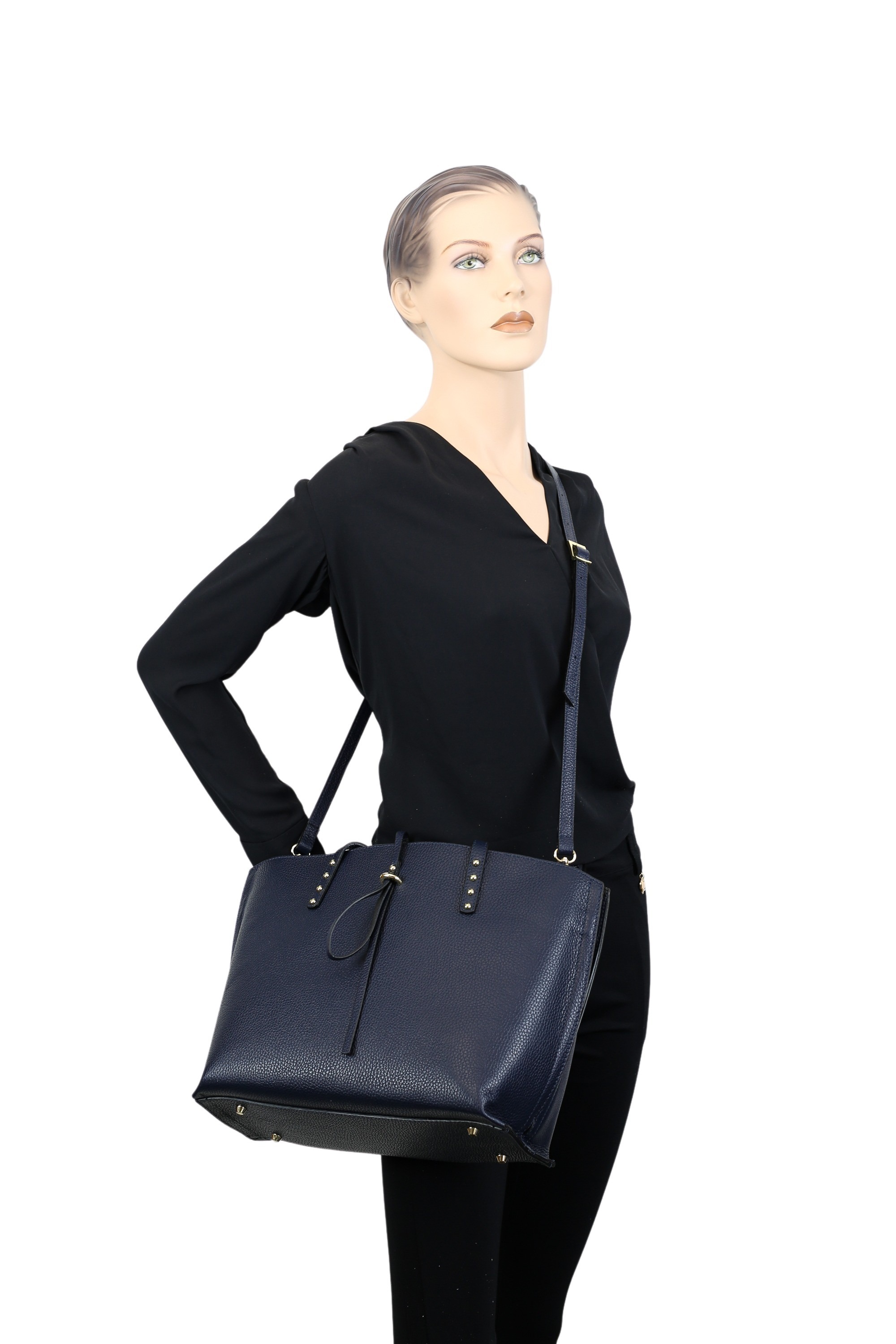 COLLEZIONE ALESSANDRO Schultertasche »Ravenna«, aus weichem Leder, Made in Italy