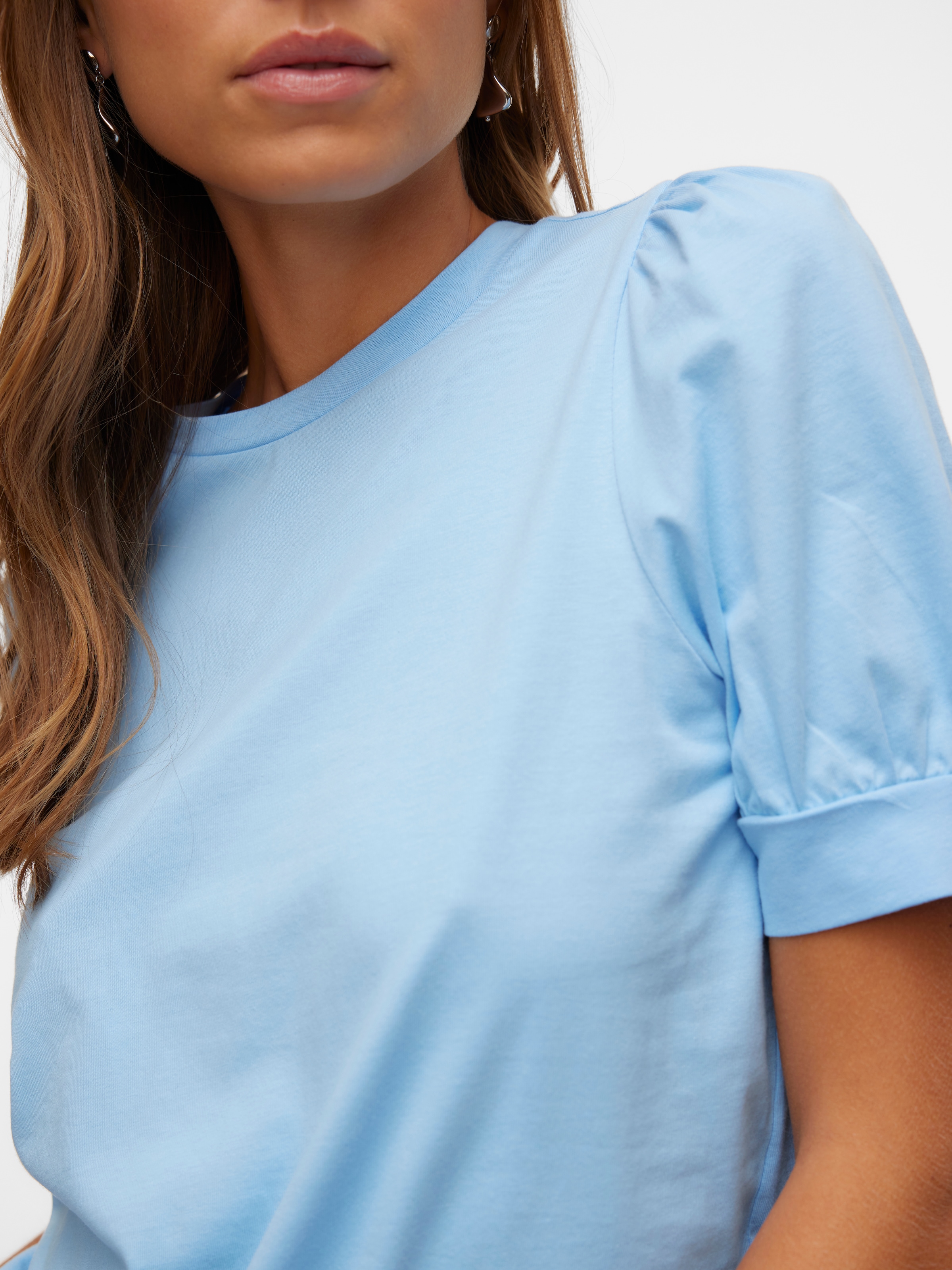 Vero Moda T-Shirt »VMKERRY 2/4 O-NECK TOP VMA JRS NOOS«, mit Rundhalsausschnitt