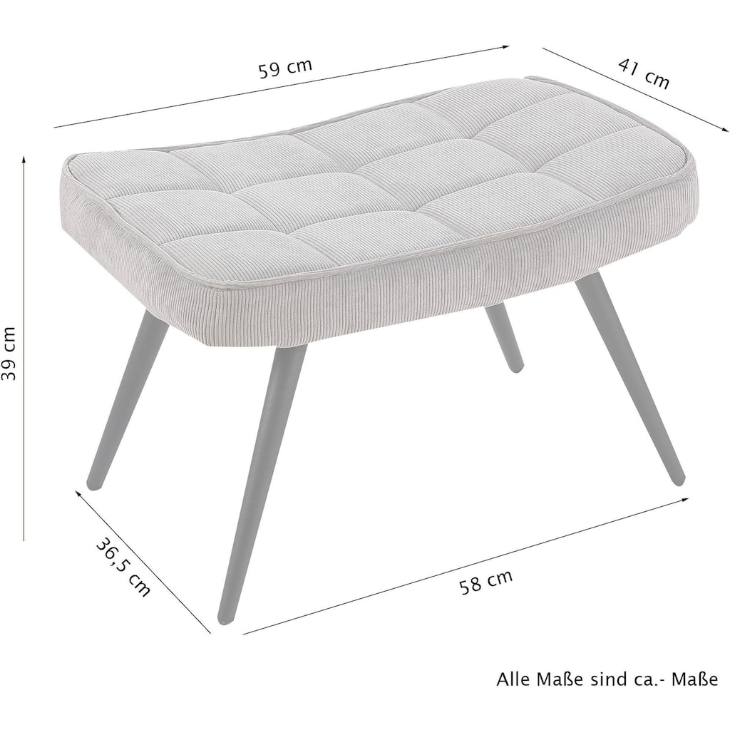 Homexperts Sessel »ULLA«, (1 St.)