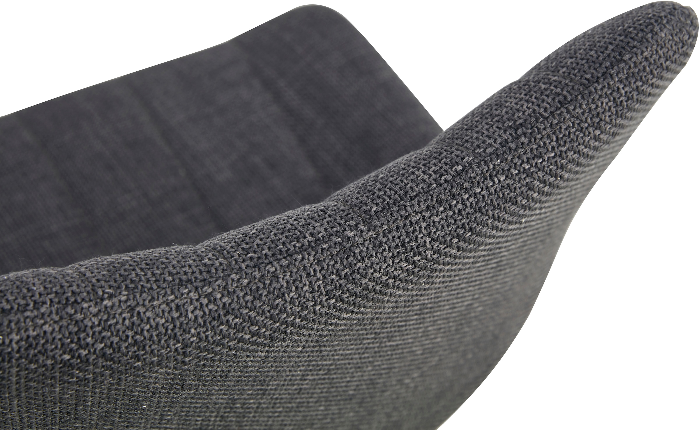 Home affaire Esszimmerstuhl »DAWSON, 2er Set, mit Metallgestell in matt schwarz« (Set) 2 Stk.in verschiedenen Farben, Belsatbarkeit pro Stuhl 120 kg, mit Griffloch